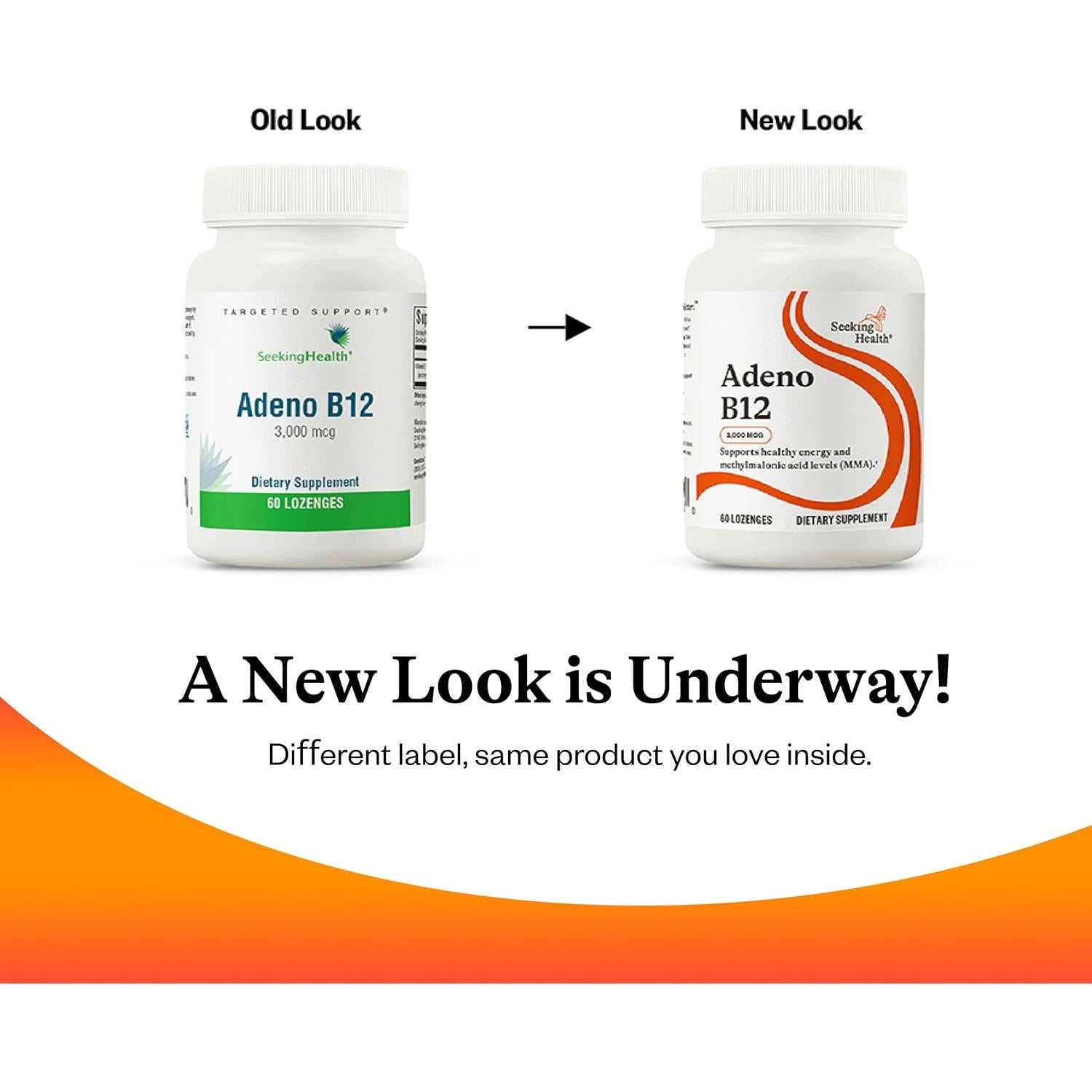 Suplemento de Vitamina B12 Adeno B12 Seeking Health 3000 mcg