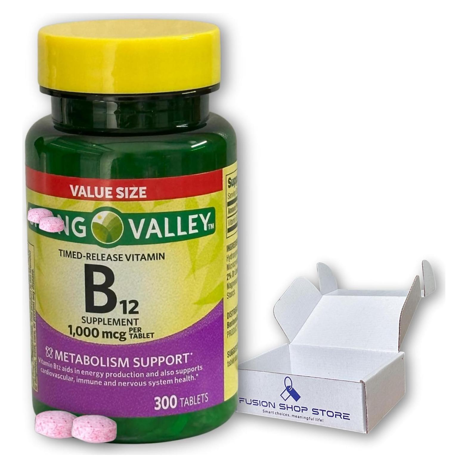 Tabletas de B12 1000 mcg Metilcobalamina Liberación Prolongada