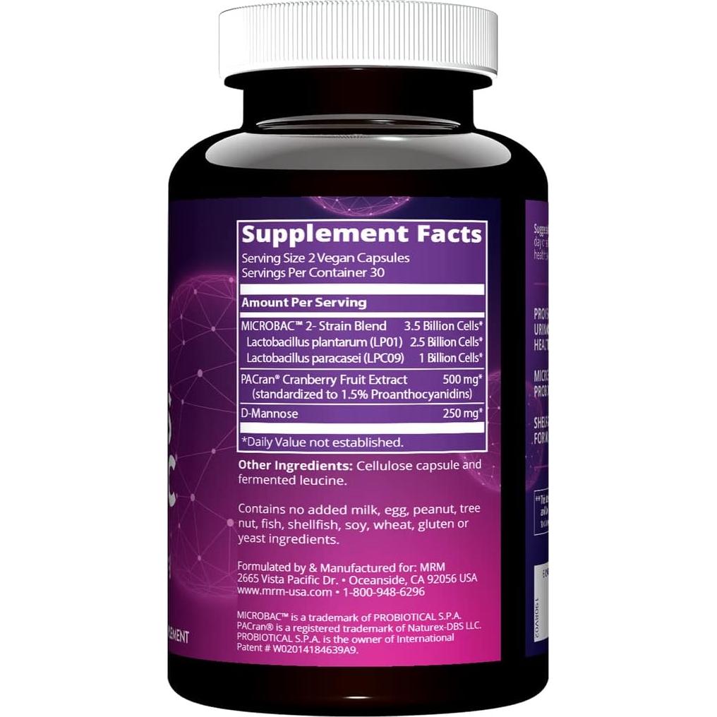 Probioticos para Mujeres MRM 30 Porciones Salud Intestinal