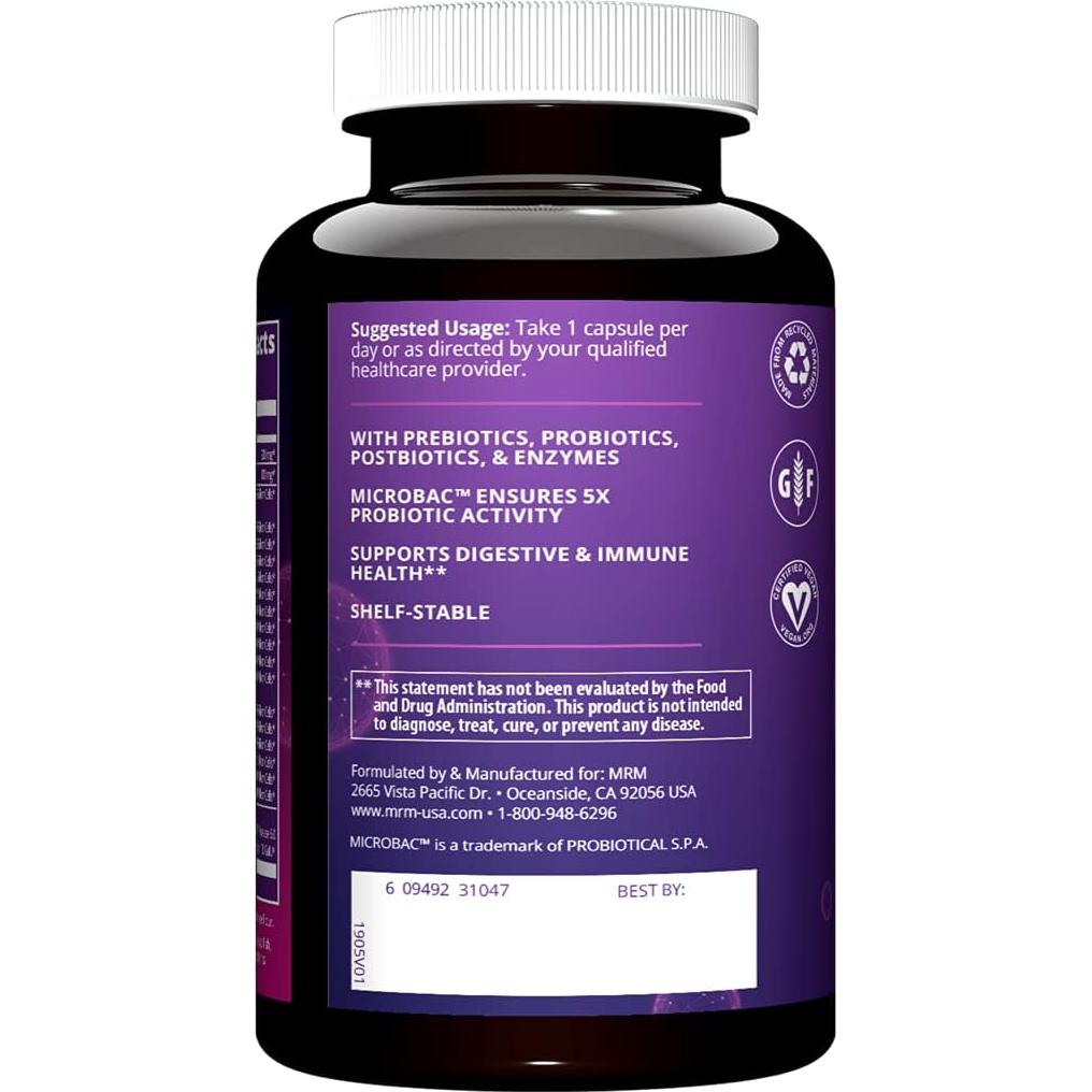 Probioticos MRM Nutrition Fuerza Extra 30 Porciones 125 Mil M