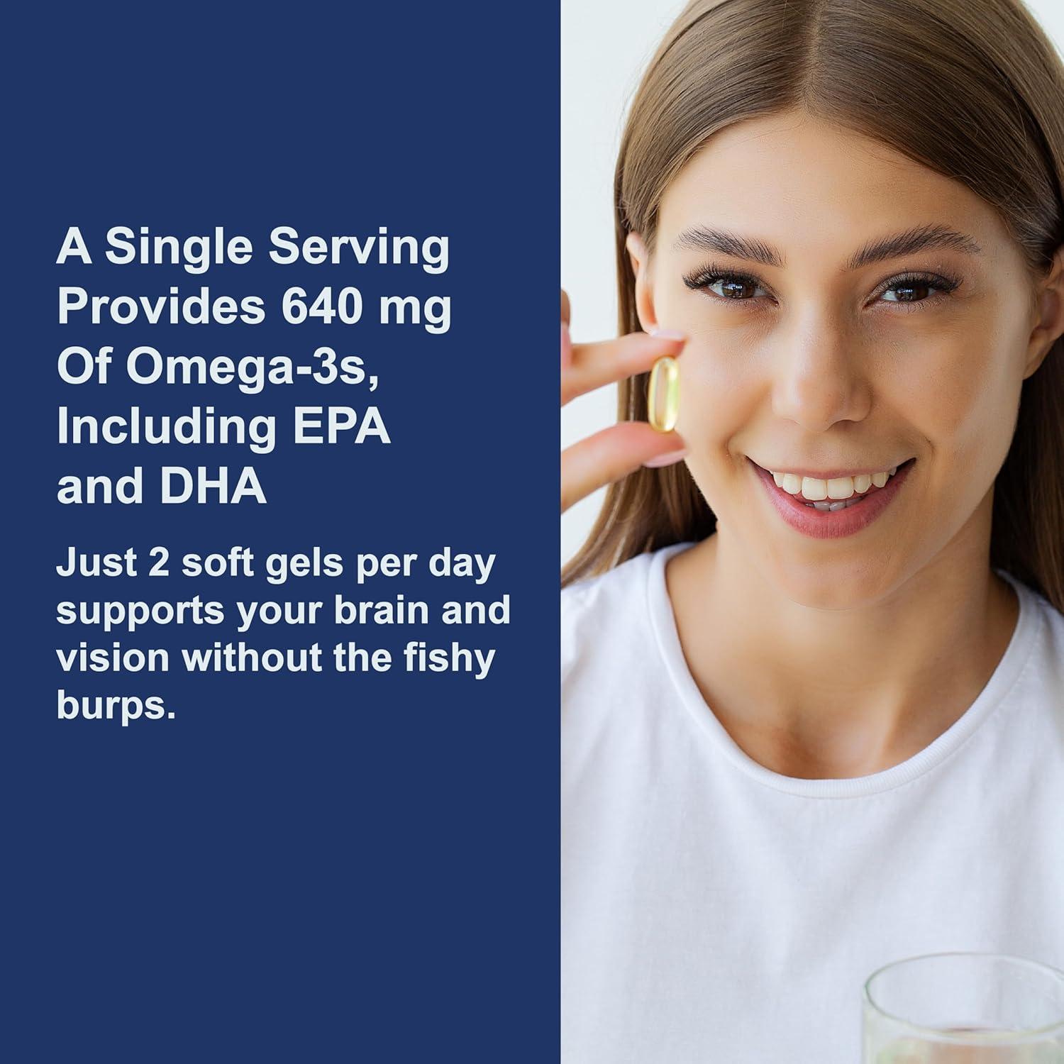 Suplemento de DHA 500 mg Carlson Labs - 180 Softgels