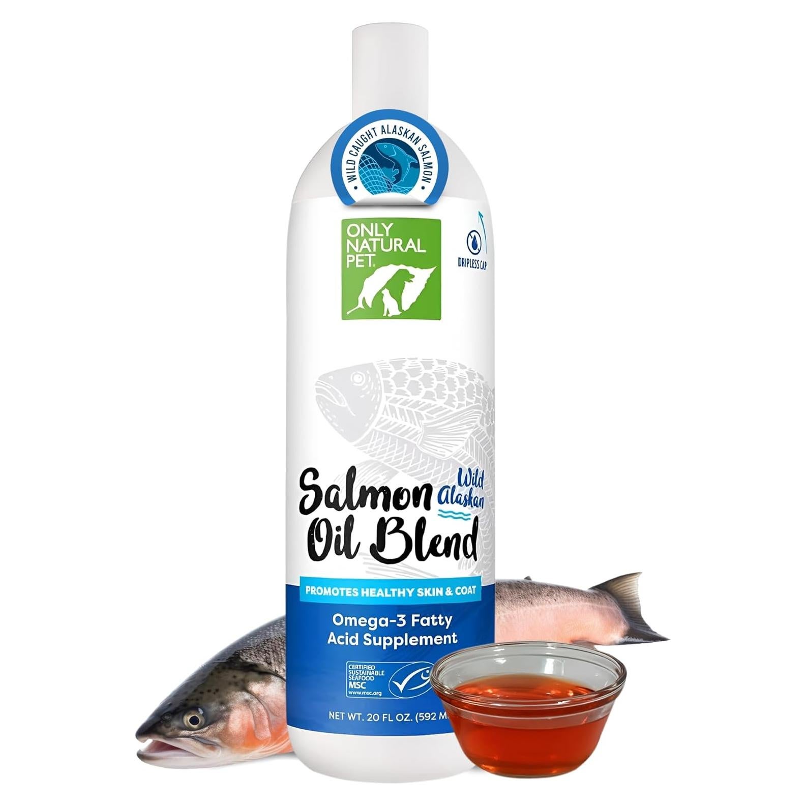 Aceite de Salmón Salvaje de Alaska Solo Natural 590ml Omega 3 y 6