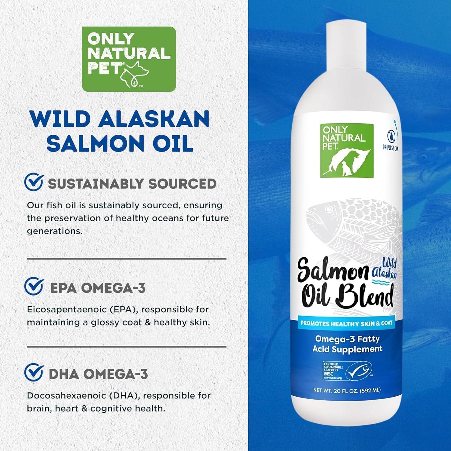 Aceite de Salmón Salvaje de Alaska Solo Natural 590ml Omega 3 y 6