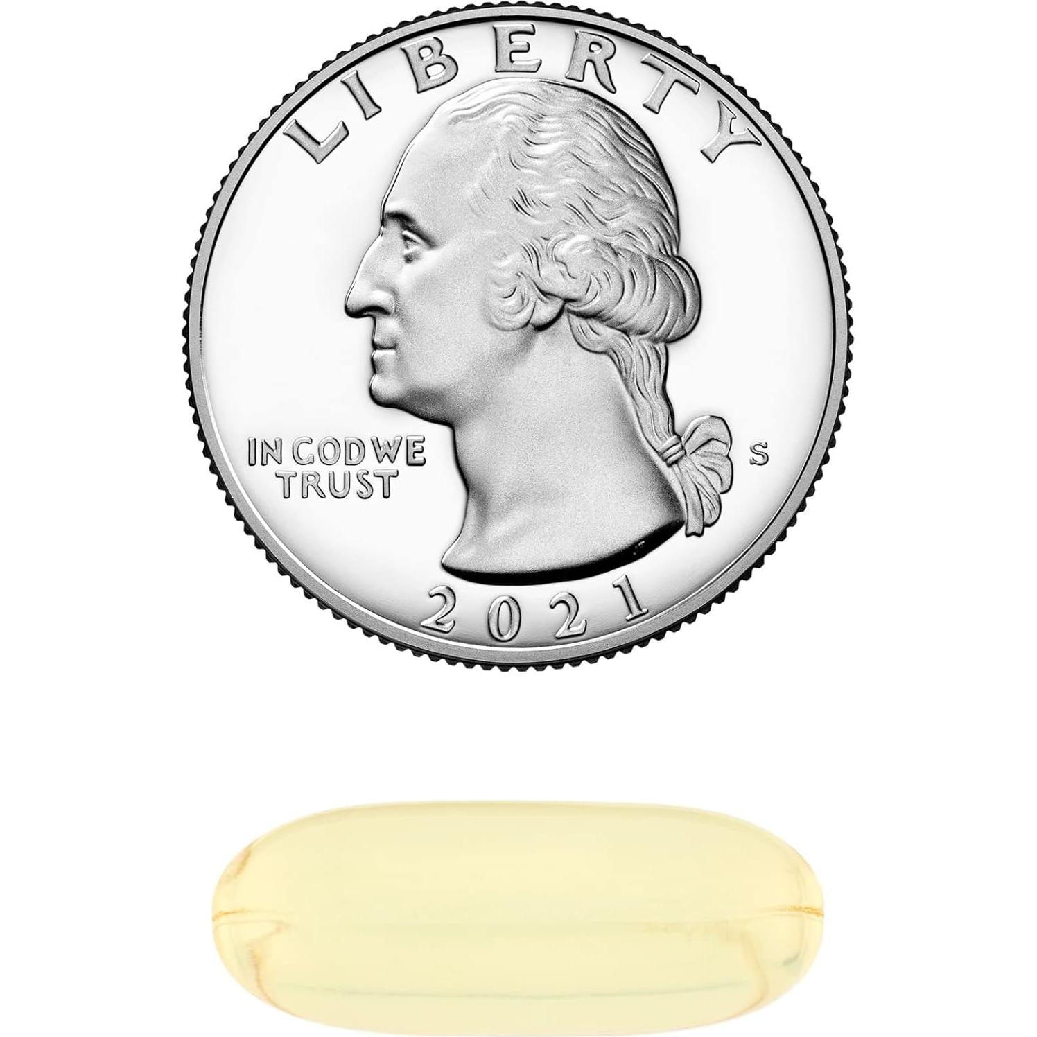 Suplemento Omega-3 Spring Valley 500 mg 180 Cápsulas de Aceite de Pescado