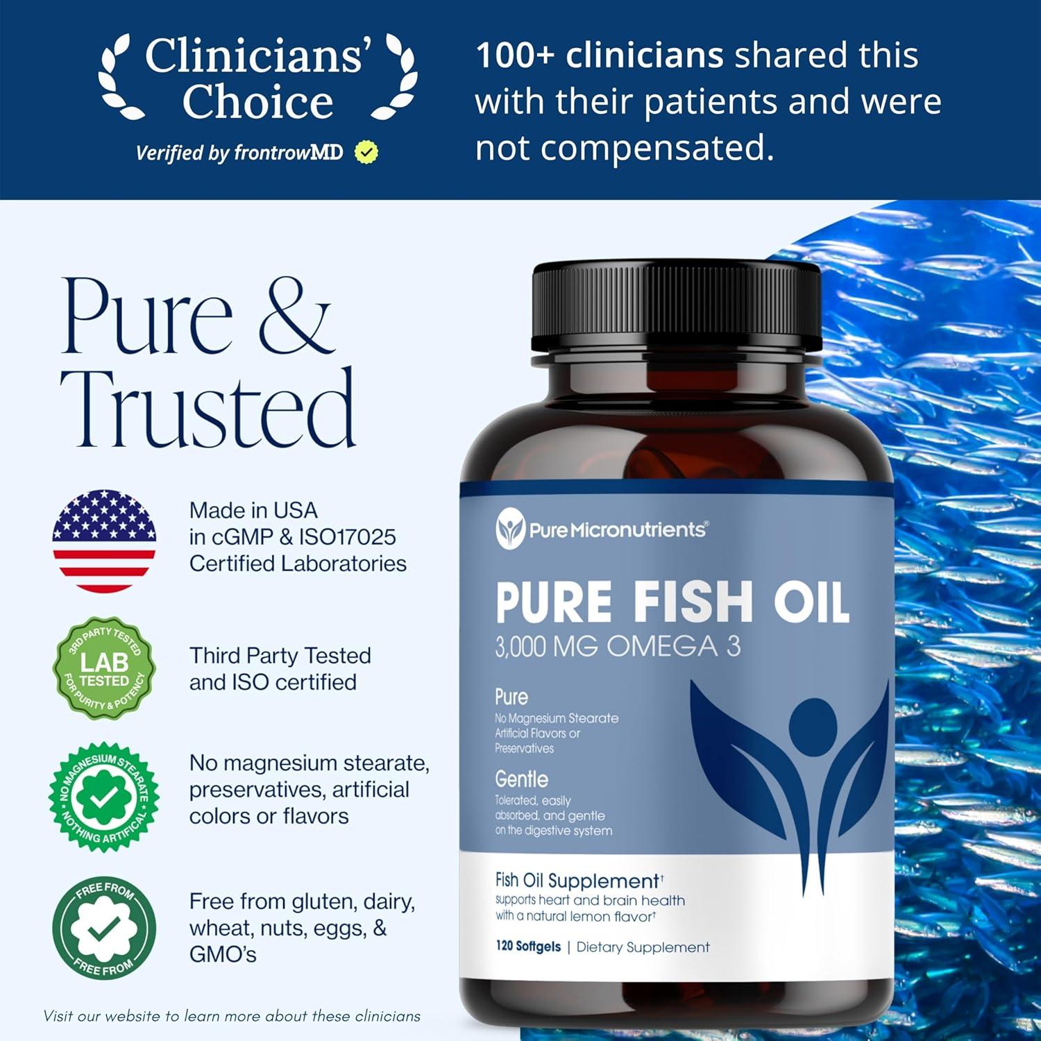 Suplemento Omega 3 Micronutrientes Puros 120 Gelatinas Blandas