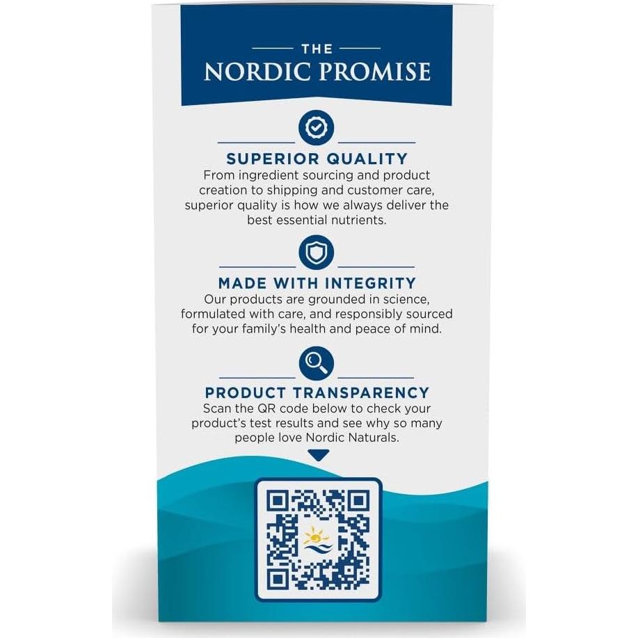 Omega Completo Nordic Naturals 180 Gelatinas Limón 565 mg Omega-3