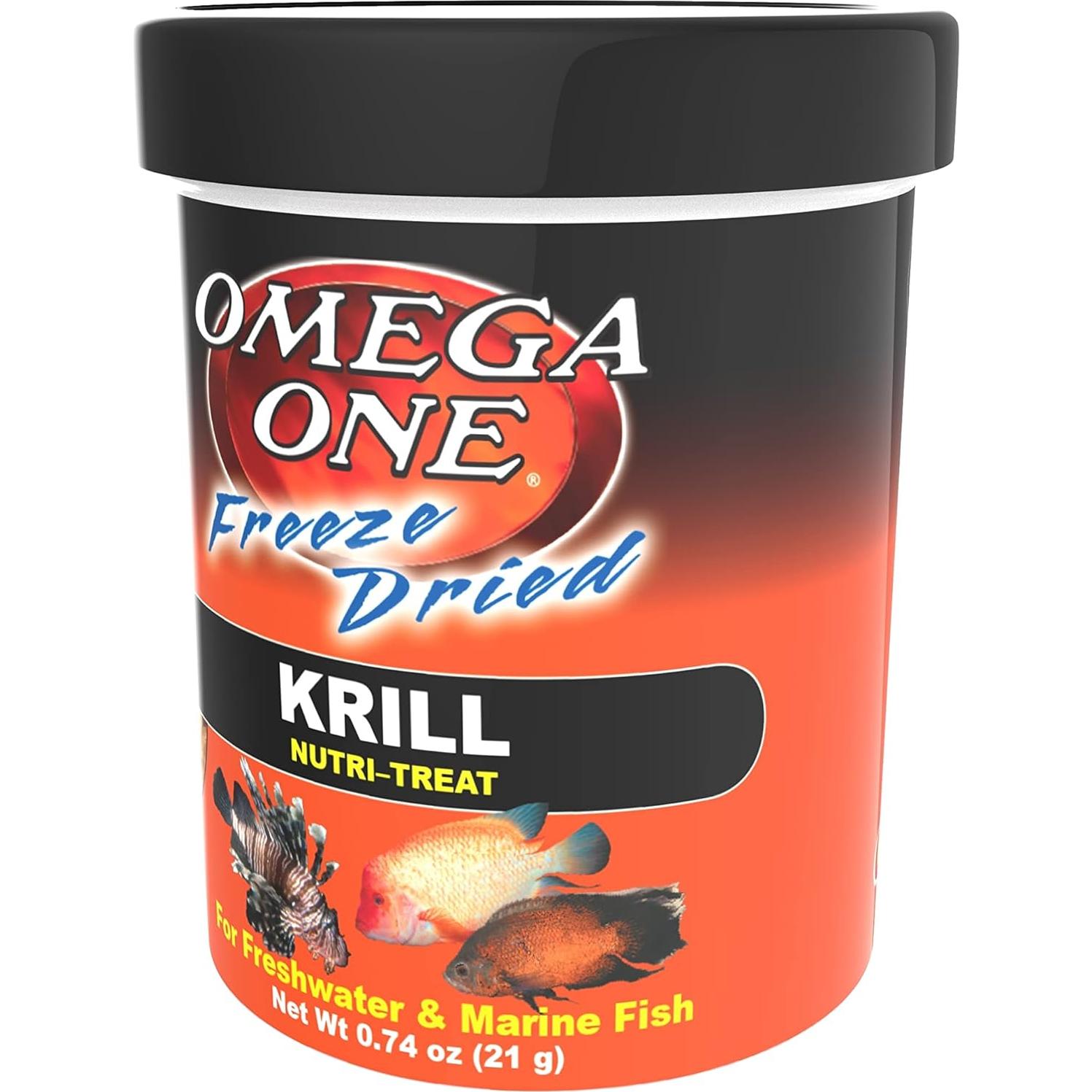 Krill Liofilizado Omega One 21 g - Alimento para Peces