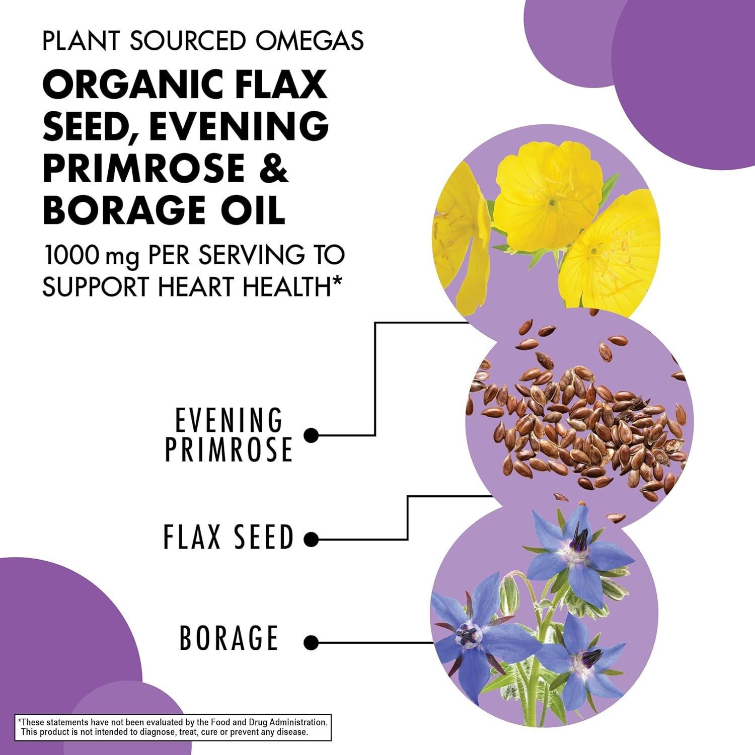 Omega 3-6-9 Vegano Bluebonnet - 1000 mg - 90 Gelatinas Blandas