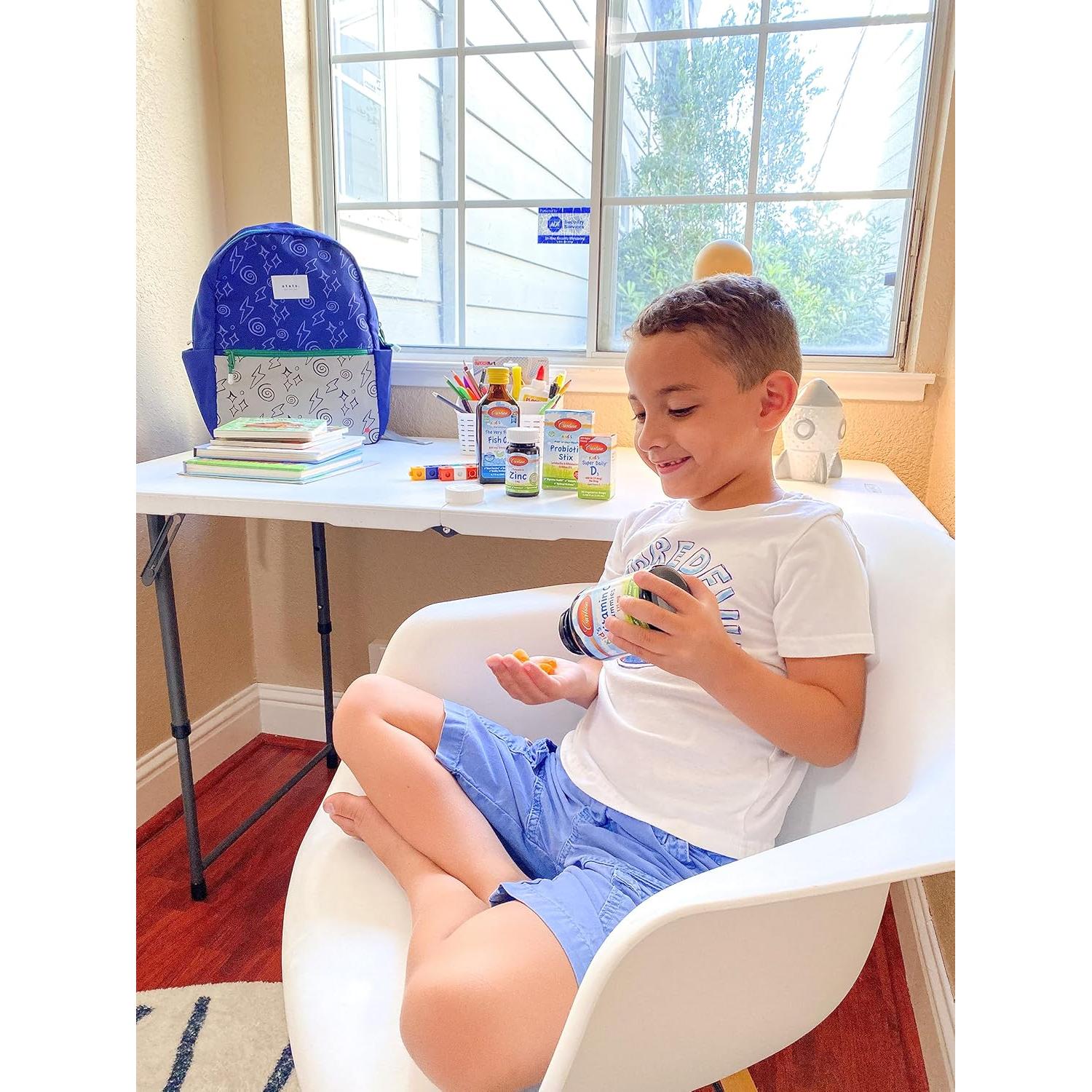 Carlson Calcio Masticable para Niños 250 mg Vainilla 60 Tabletas