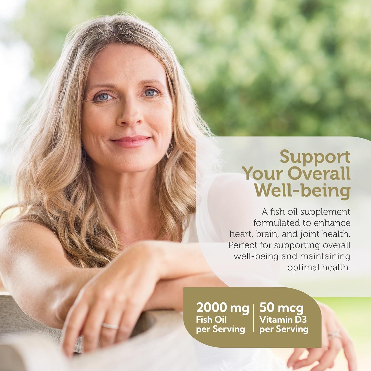 Suplemento Omega 3 Platinum+D Zahler 2000 mg 90 Softgels