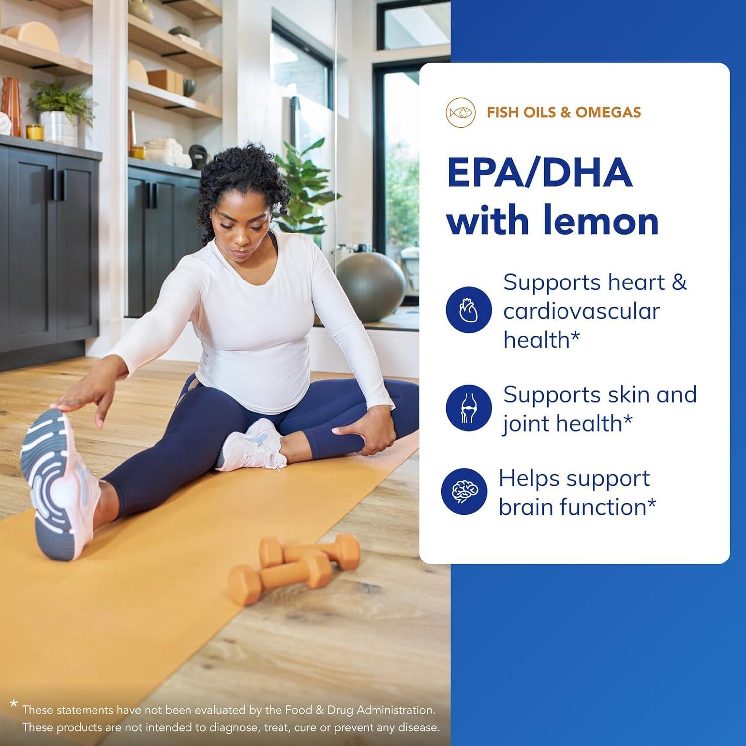 Suplemento Omega-3 EPA/DHA Pure Encapsulations 120 Cápsulas