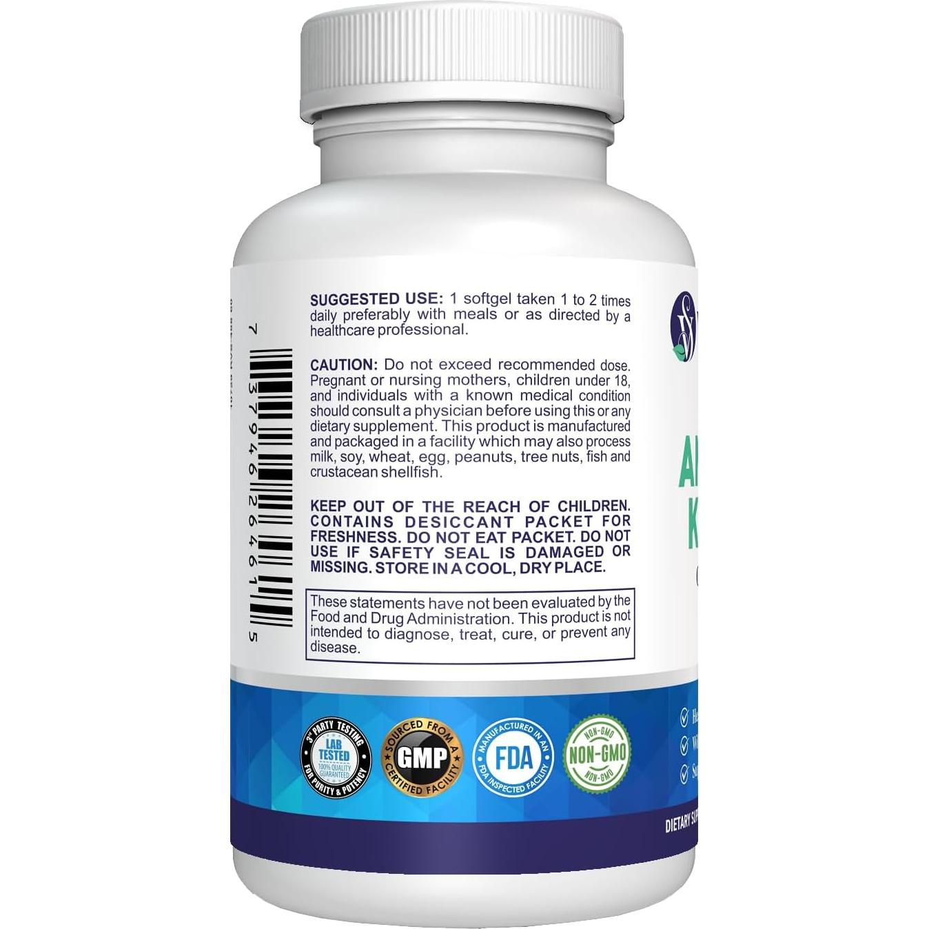 Aceite de Kril Antártico Vitality Span 500mg - Omega 3 DHA EPA