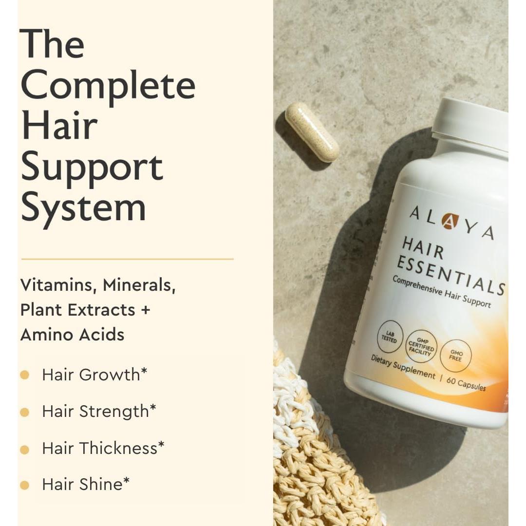 Suplemento para el Cabello Alaya Hair Essentials 30 Días