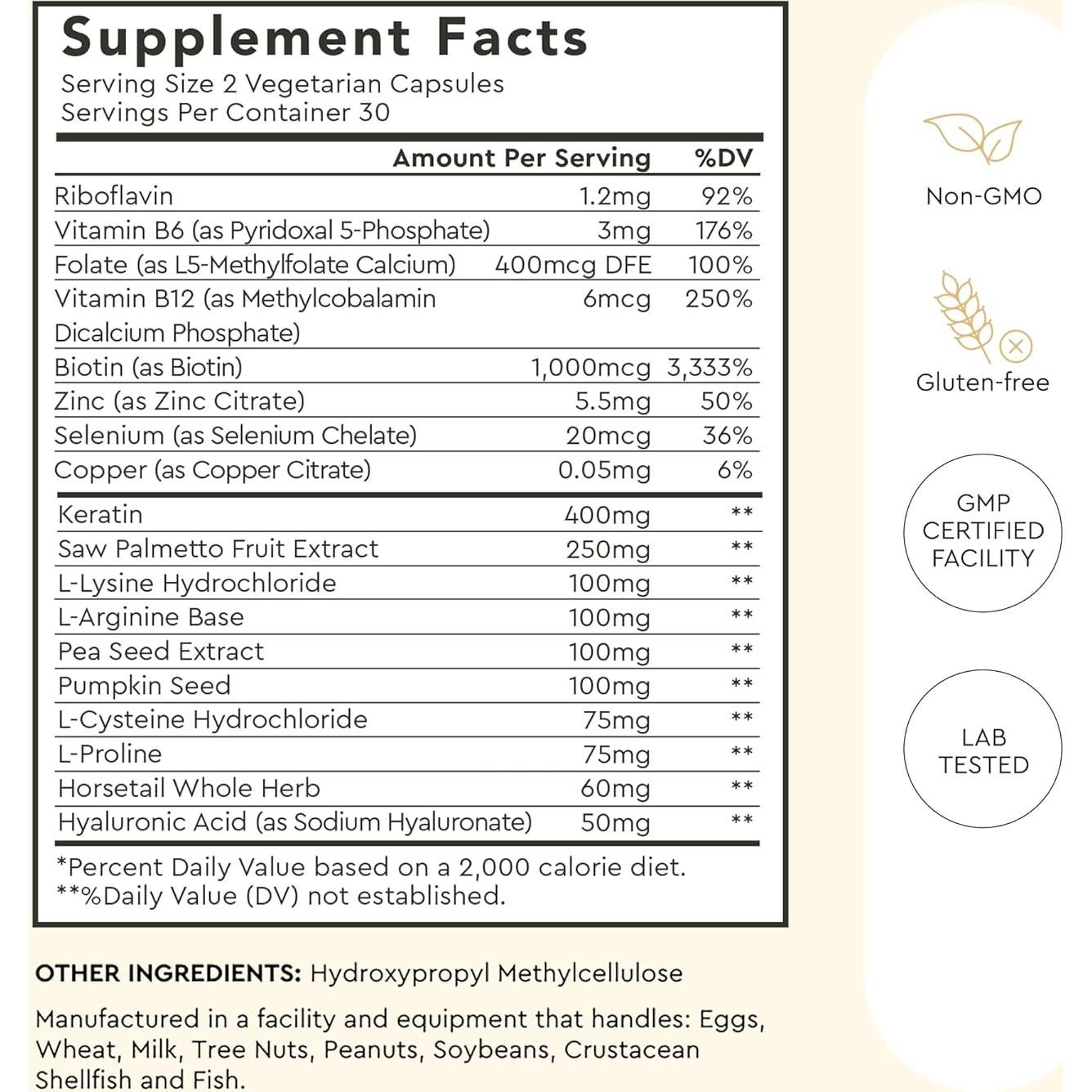 Suplemento para el Cabello Alaya Hair Essentials 30 Días