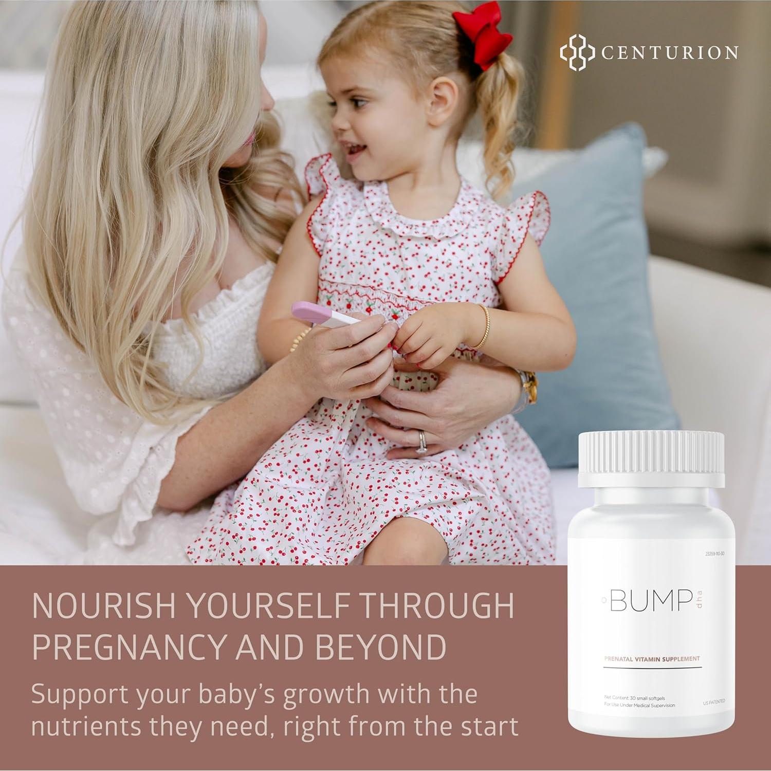 Vitaminas Prenatales Bump DHA 30 Gelatinas Blandas con Folato