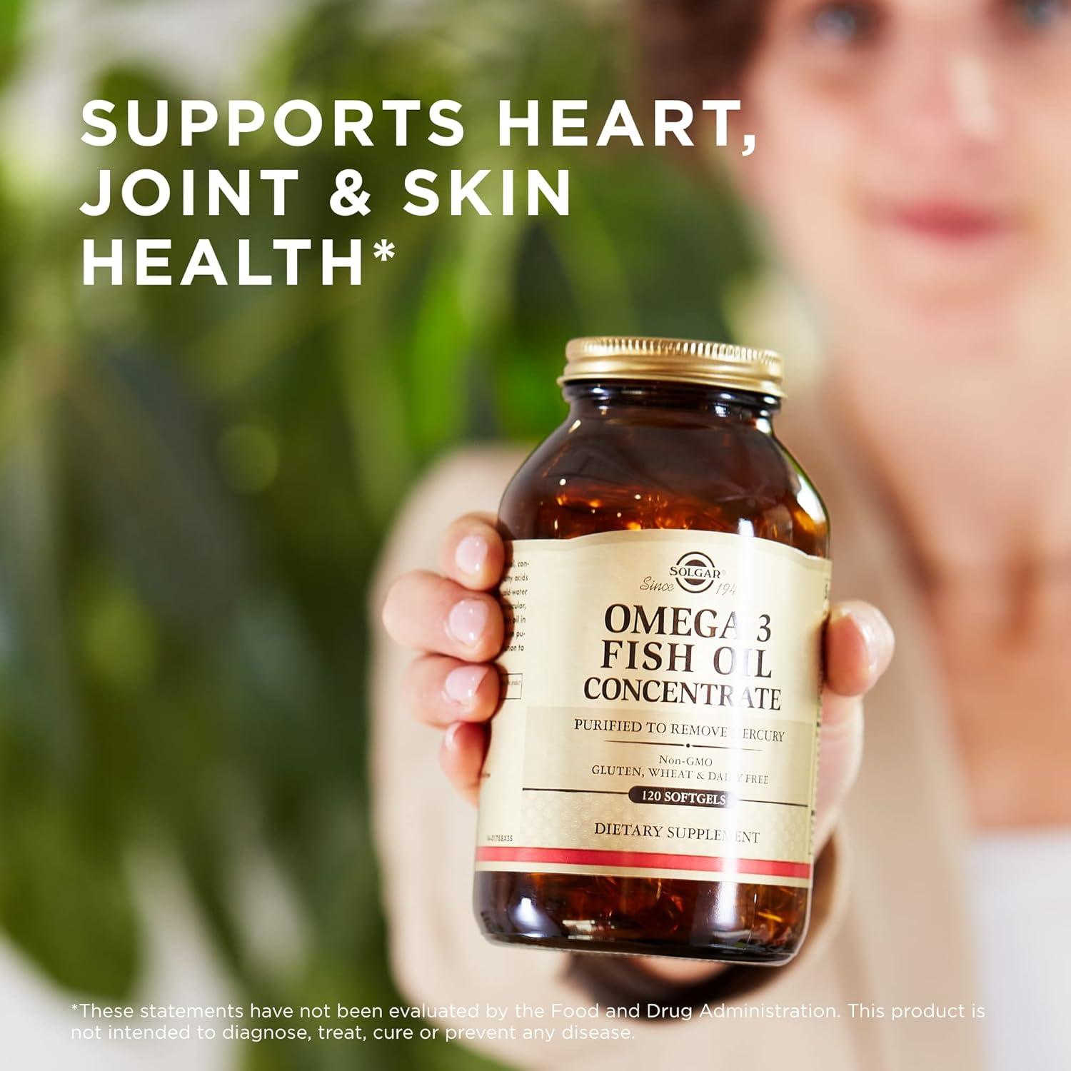 Suplemento Omega-3 Solgar 2000 mg - 120 Gelatinas Blandas