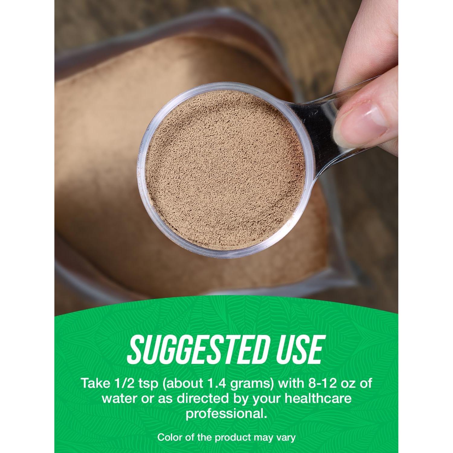 Polvo de Cáscara de Psyllium Orgánico BulkSupplements 1kg - Suplemento de Fibra Sin Gluten