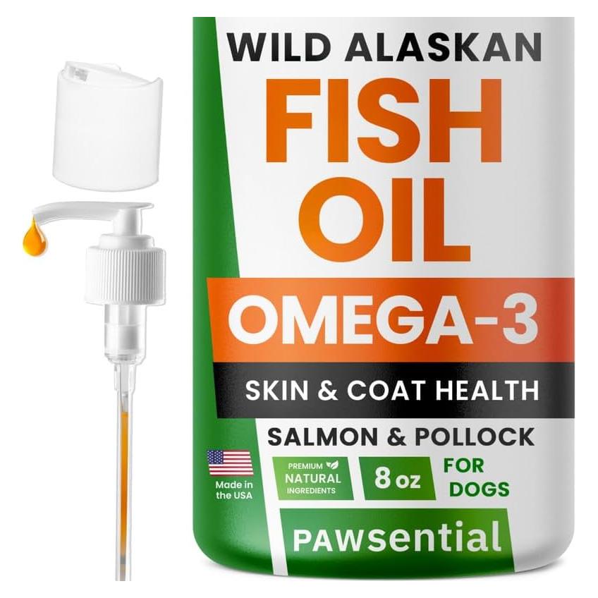 Aceite de Pescado Pawsential 236.6ml - Omega 3 para Mascotas