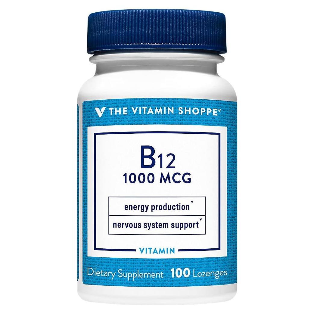 Vitamina B12 1000mcg The Vitamin Shoppe - 100 Pastillas