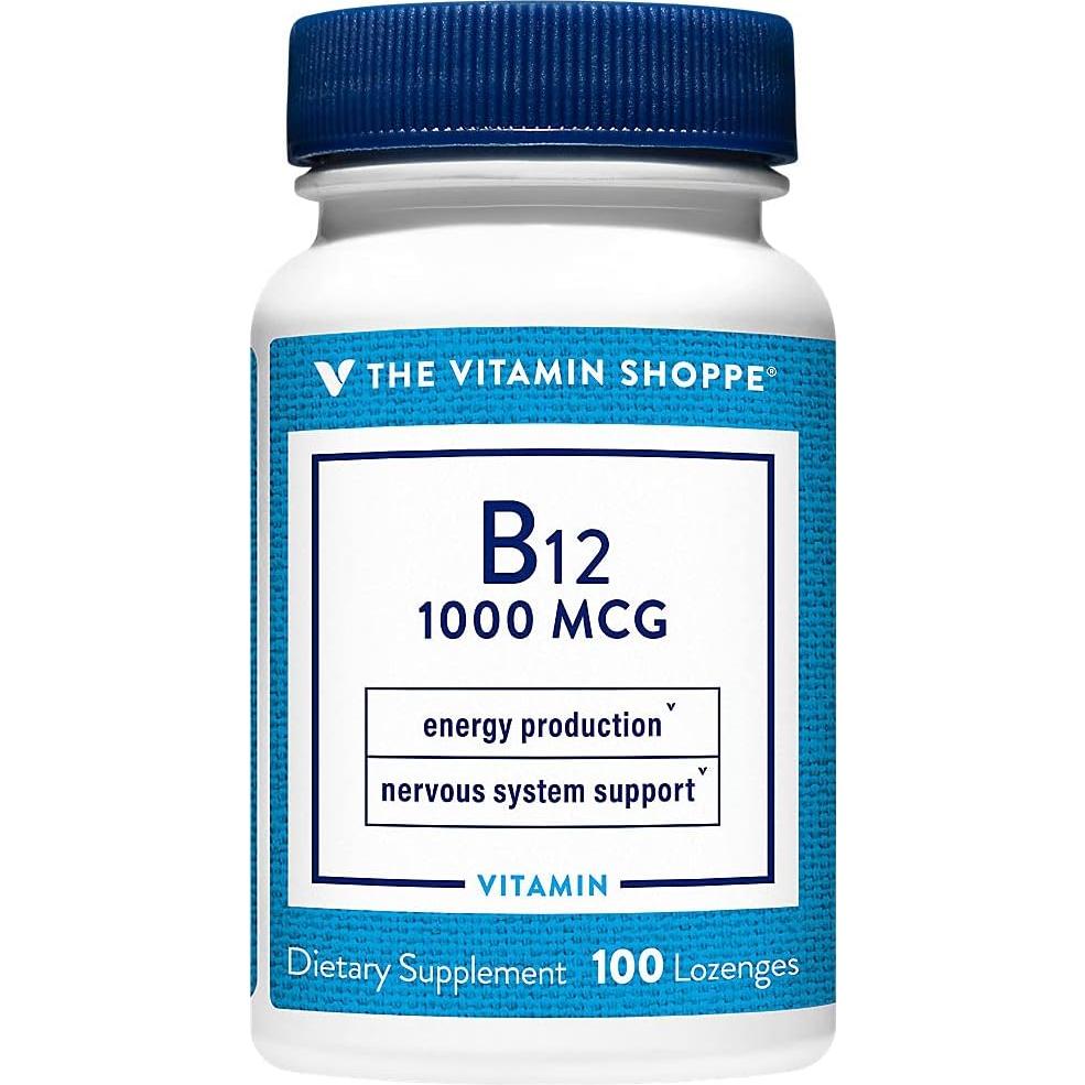 Vitamina B12 1000mcg The Vitamin Shoppe - 100 Pastillas