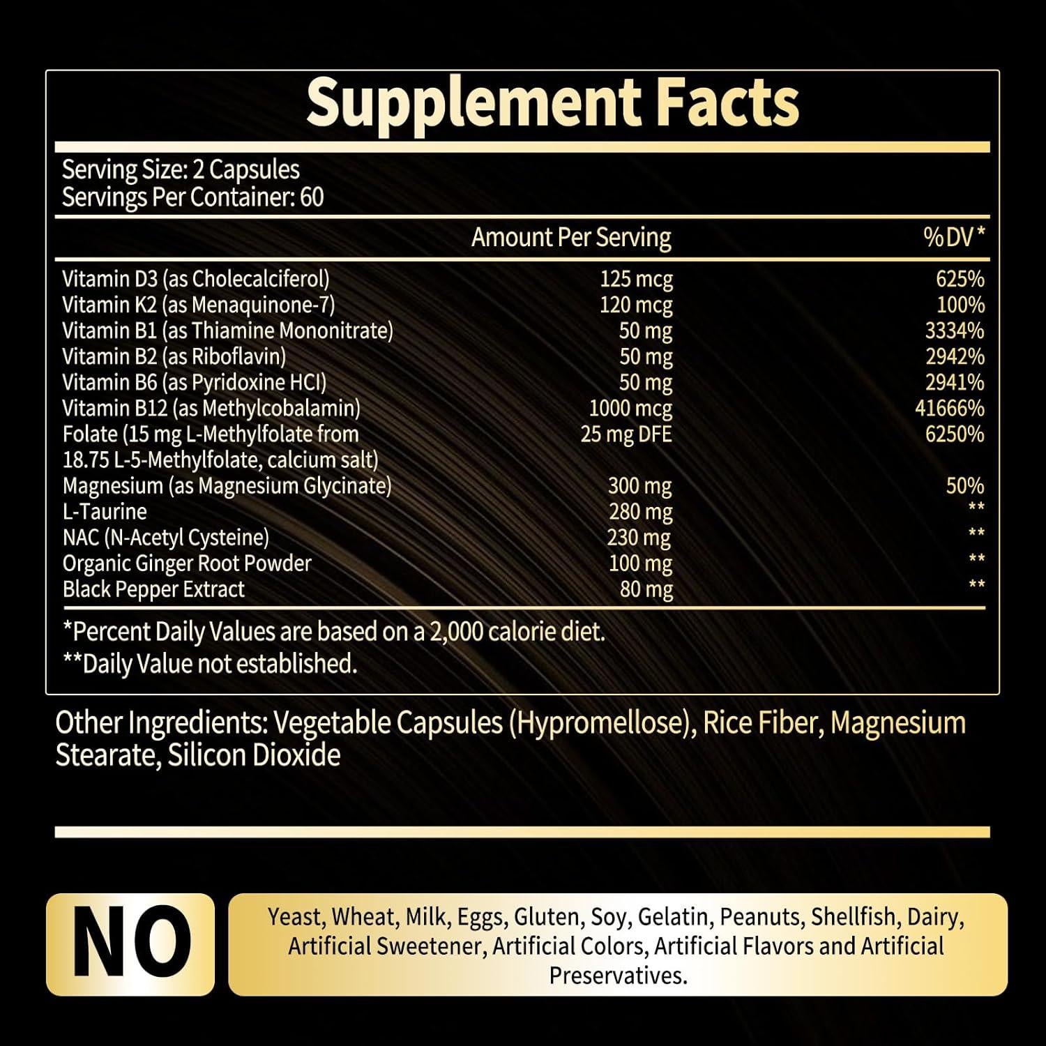 L Metilfolato 15mg + Metil B12 - Suplemento Vegano 120 Cápsulas