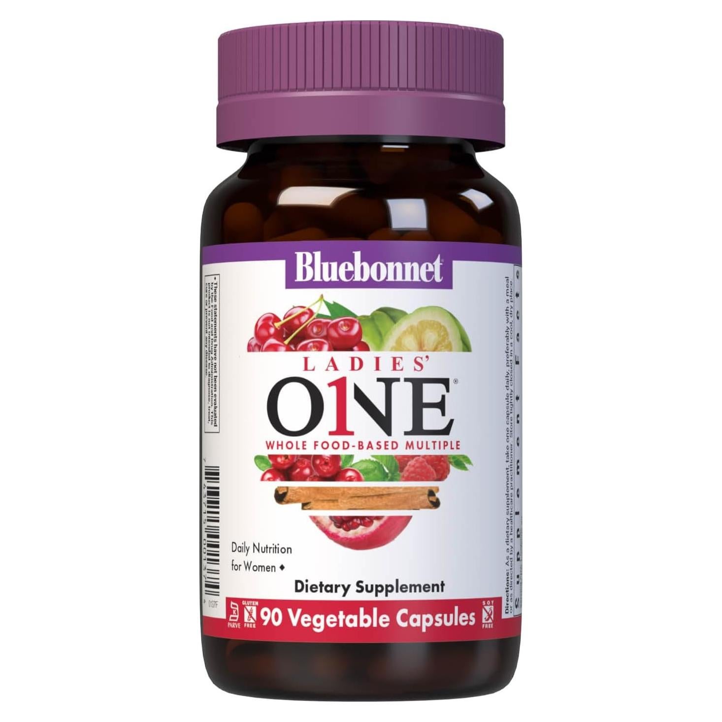 Cápsulas Vegetales Bluebonnet Nutrition Ladies One 90 Unidades