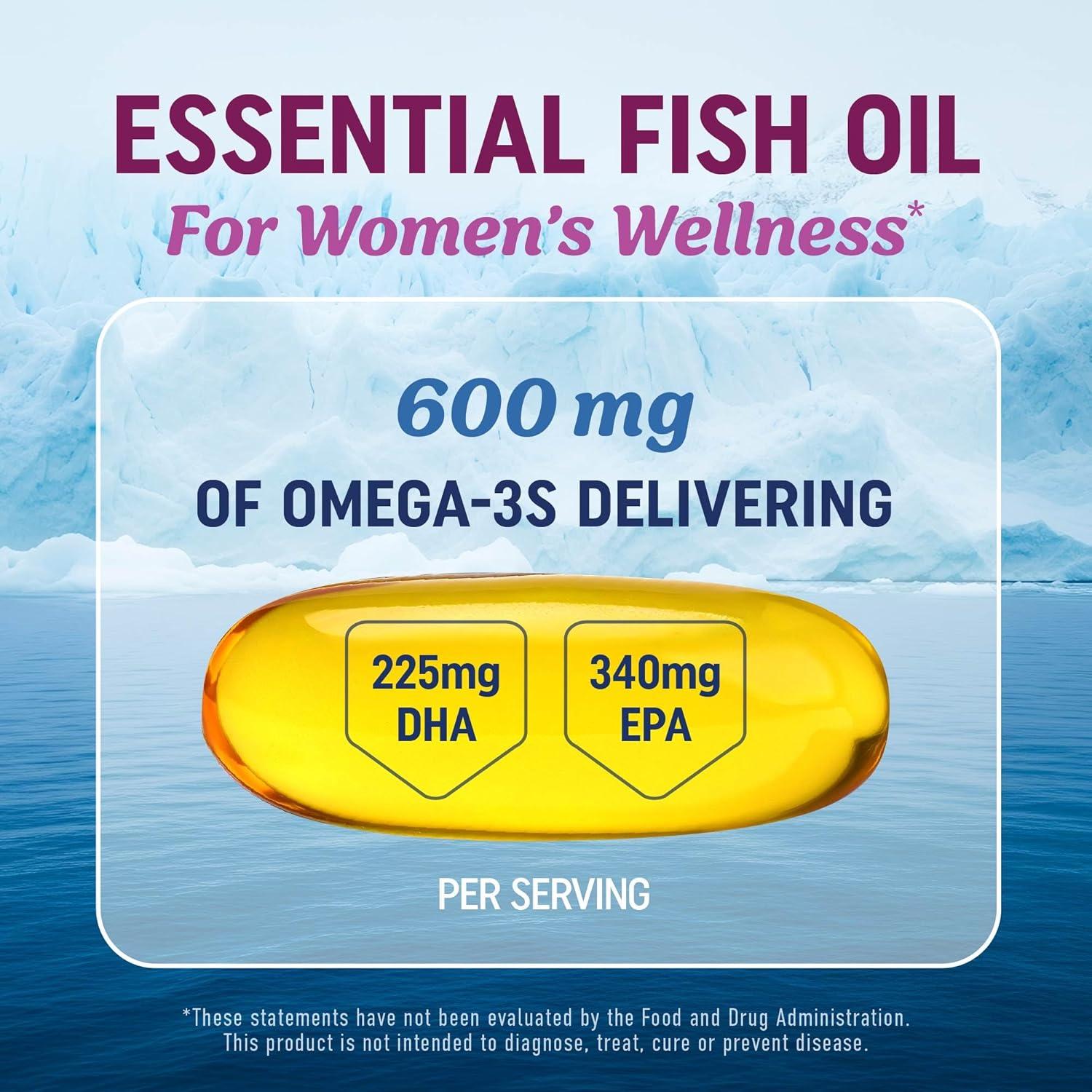 Suplemento Omega 3 para Mujeres MAV Nutrition 600mg + 800mg Onagra