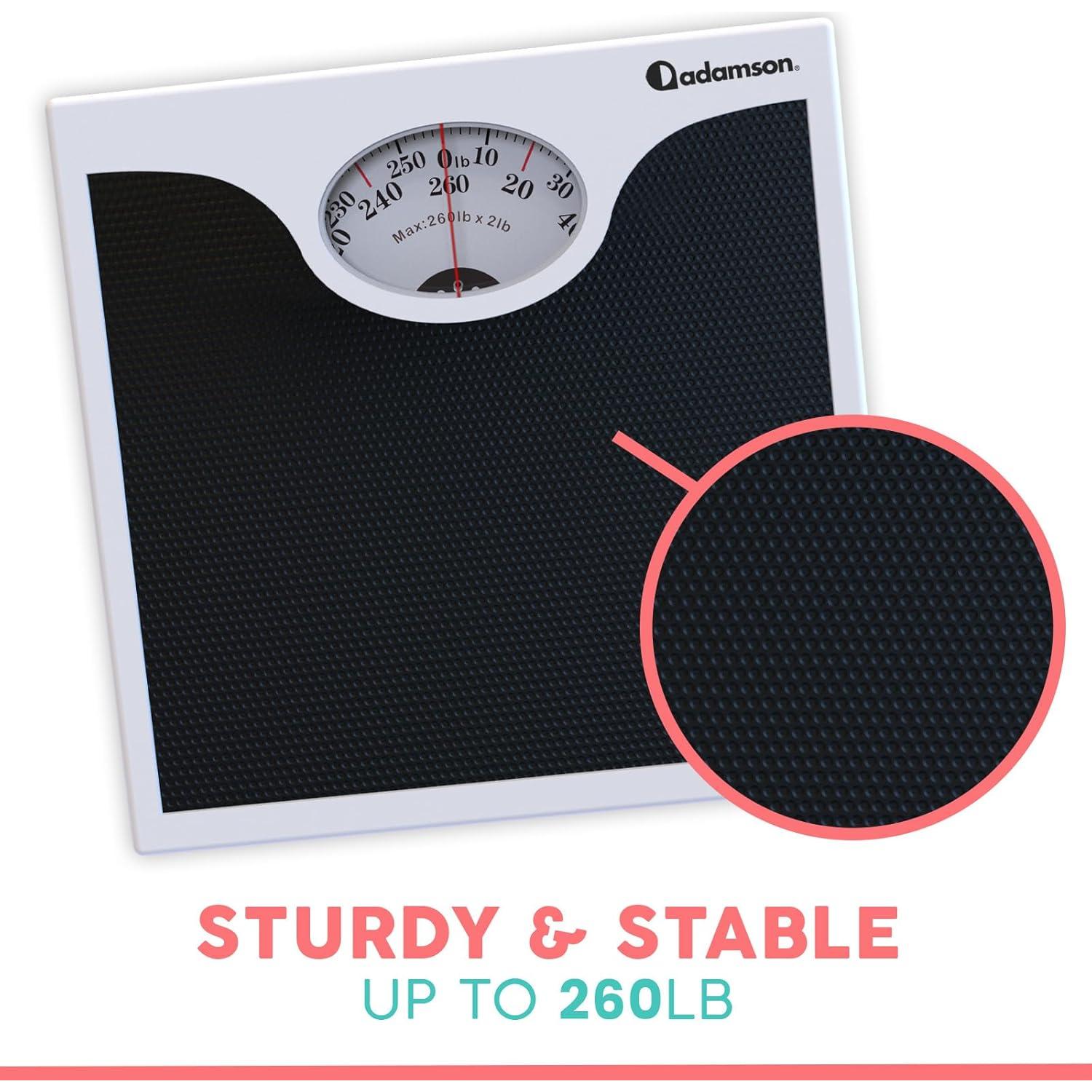 Báscula de baño Adamson A22 analógica - Soporta 118 kg