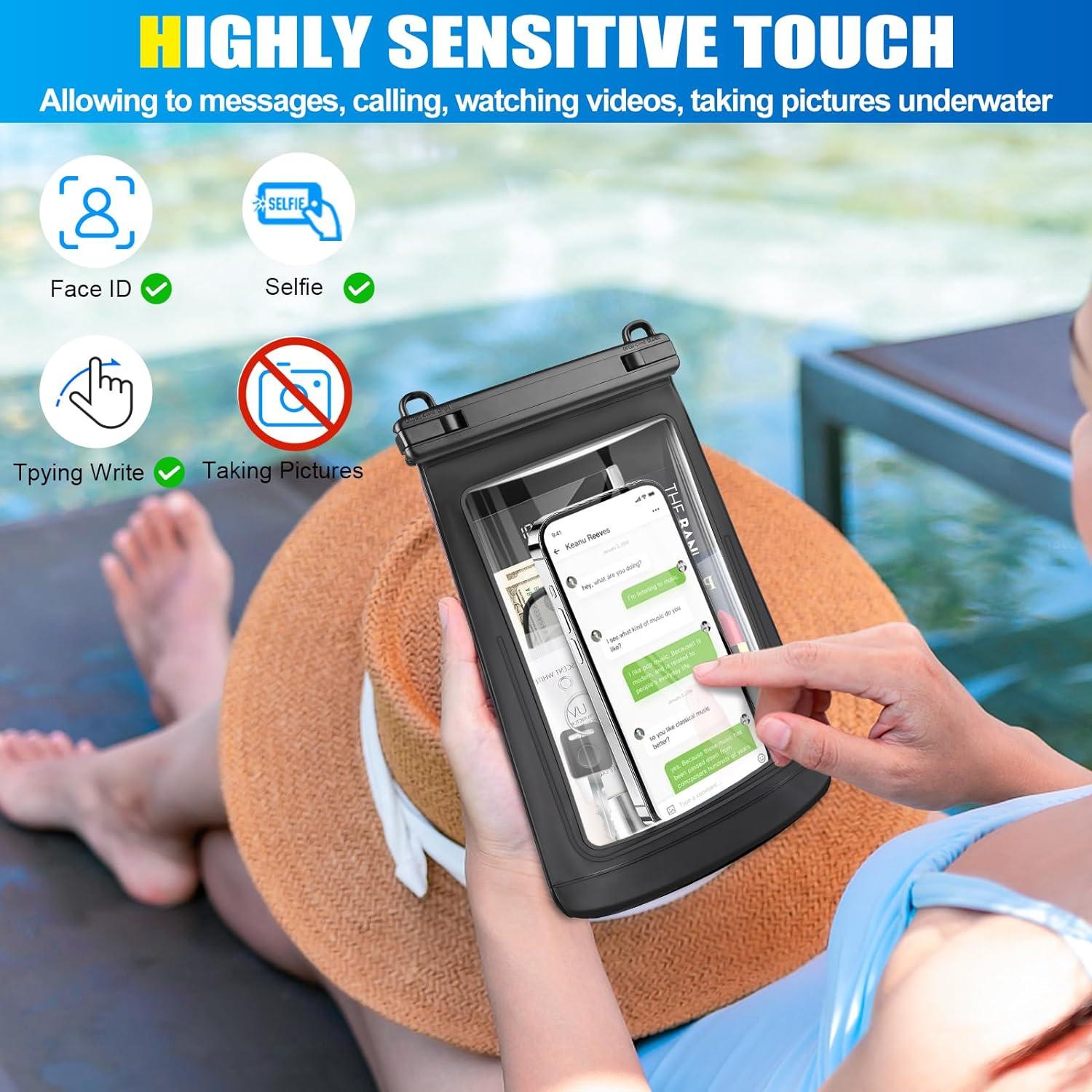 Funda Impermeable 2L JZOCON para iPhone y Galaxy - Flotante