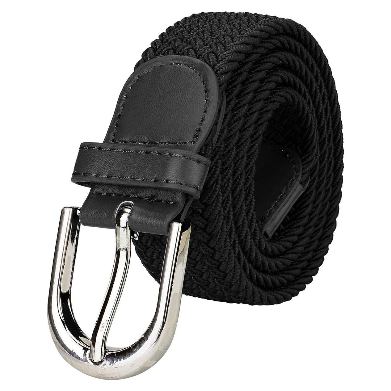 Cinturón trenzado elástico unisex Falari - Multicolor 33mm