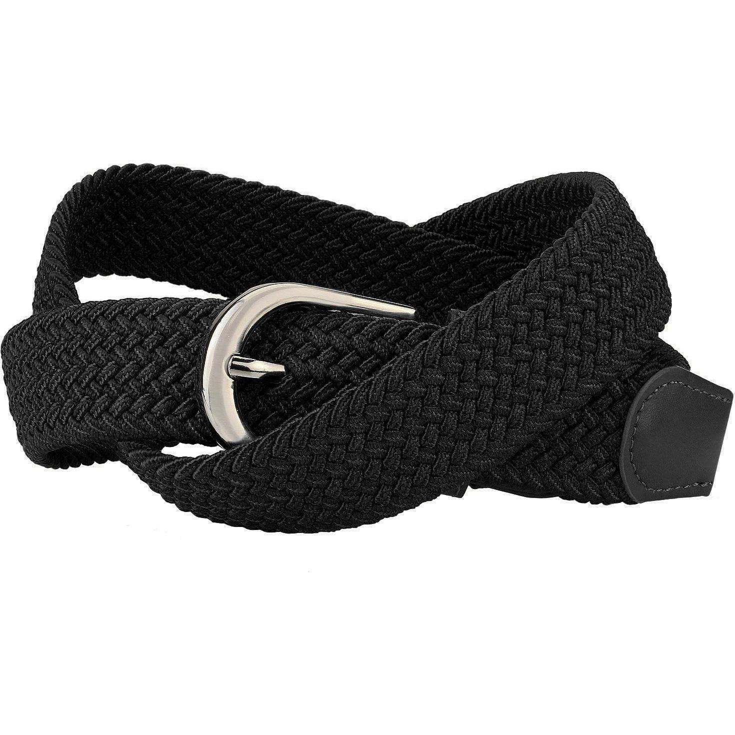 Cinturón trenzado elástico unisex Falari - Multicolor 33mm