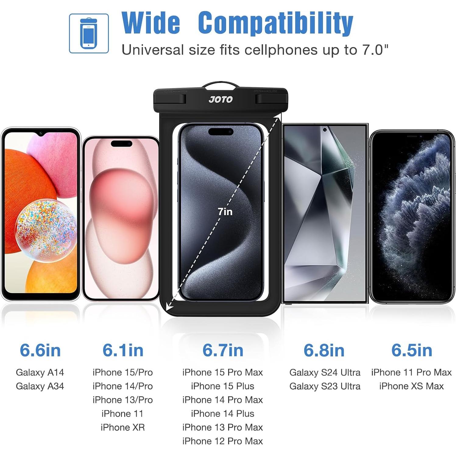 Funda Impermeable JOTO IPX8 para Teléfonos hasta 7"