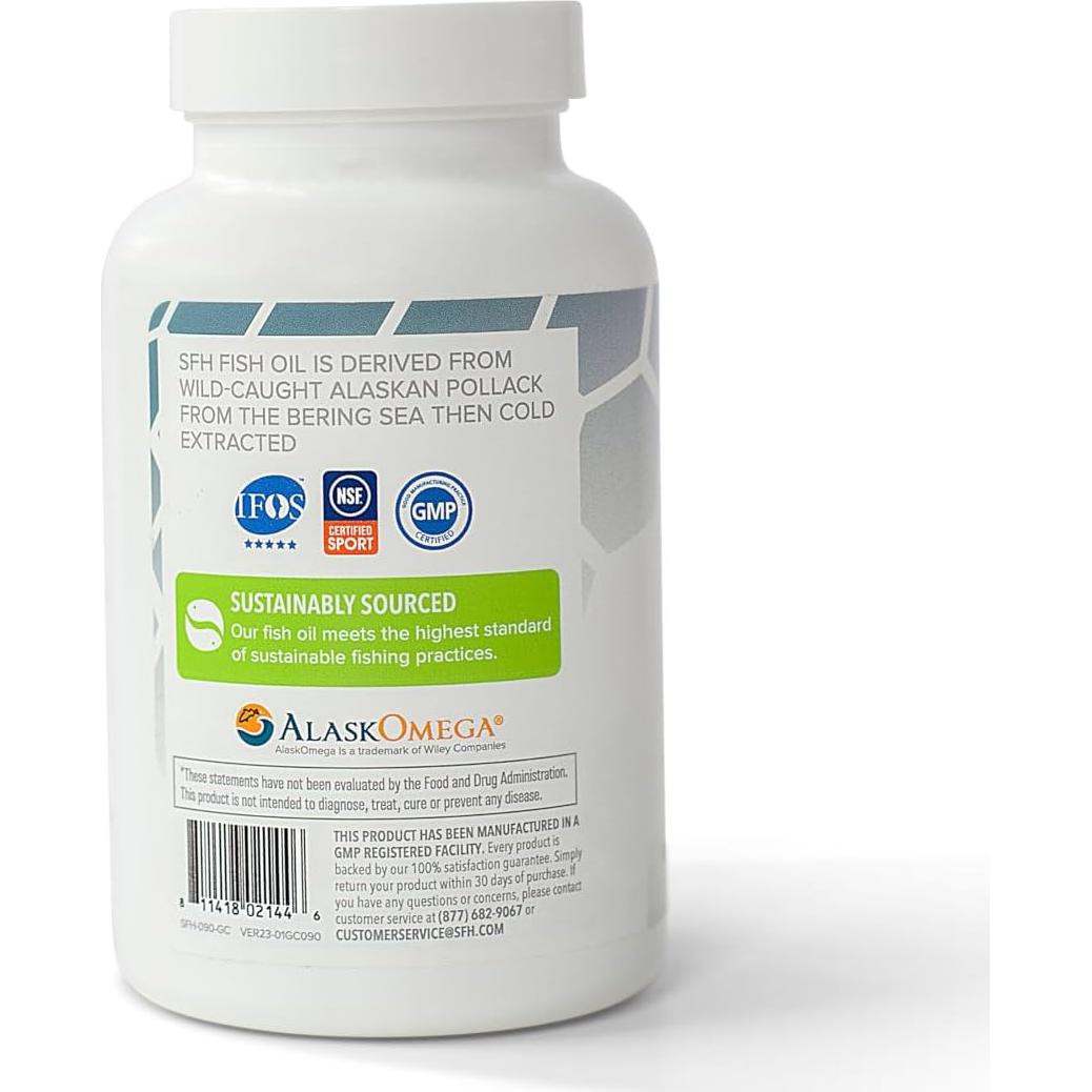 Cápsulas de Aceite de Pescado SFH Omega 3 2000mg 90ct