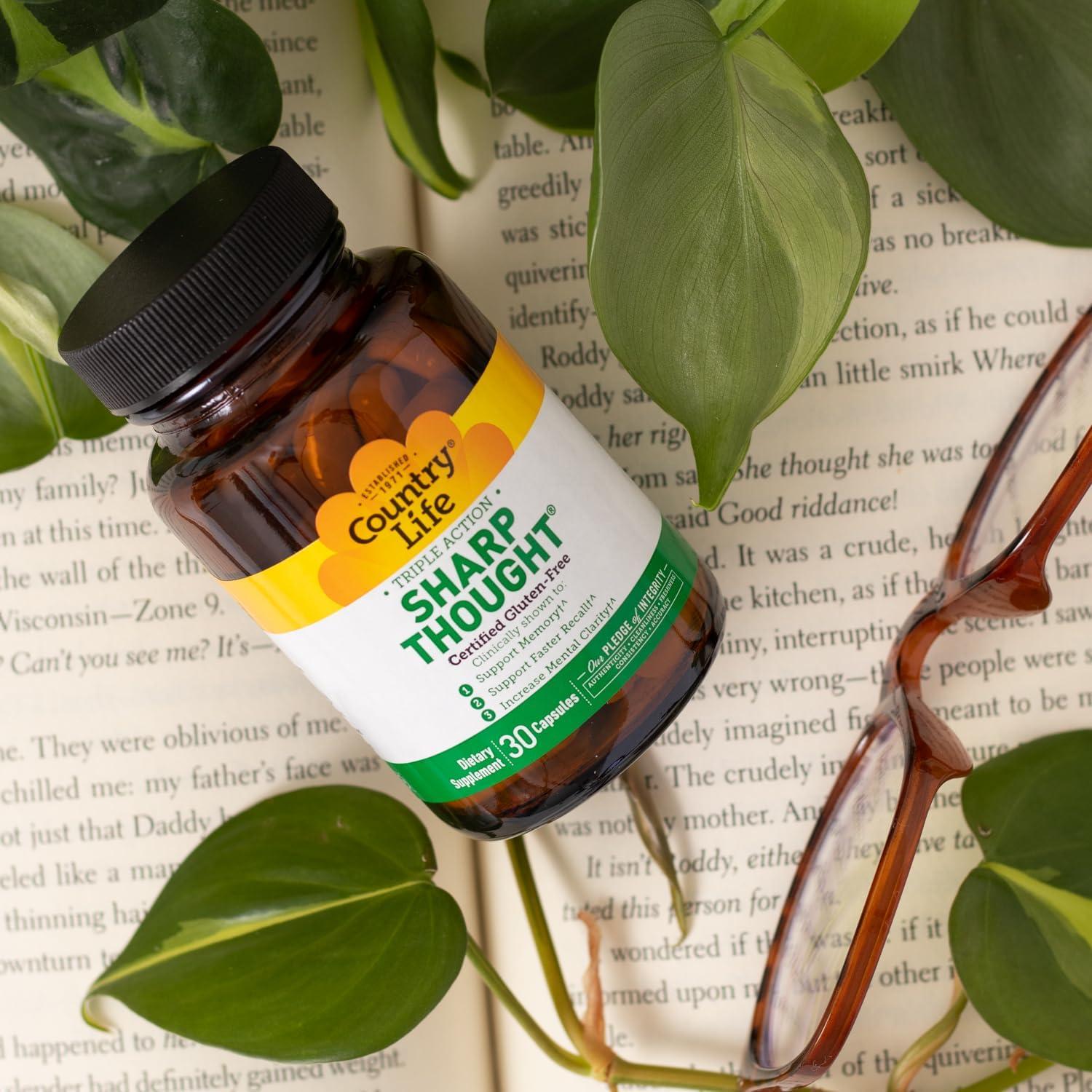 Suplemento Memoria Country Life Sharp Thought 30 Cápsulas