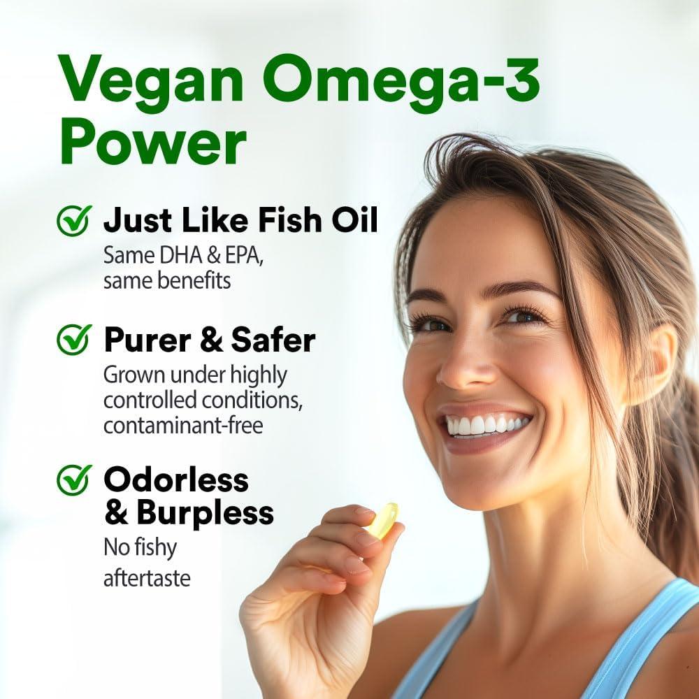 Suplemento Omega 3 Vegano LABO Nutrition 750mg 120 Softgels