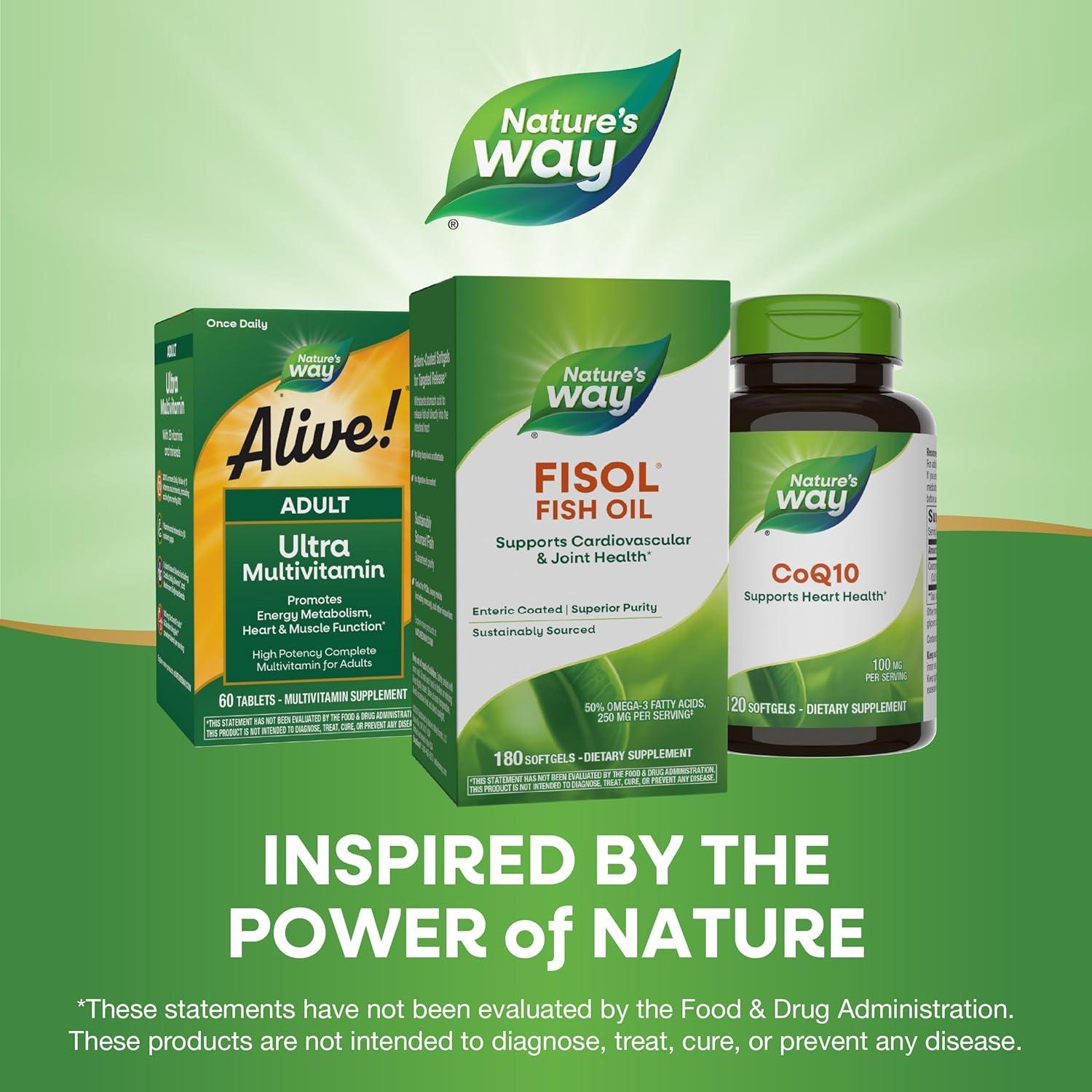 Aceite de Pescado Fisol Nature's Way 180 Gelatinas Blandas Omega-3