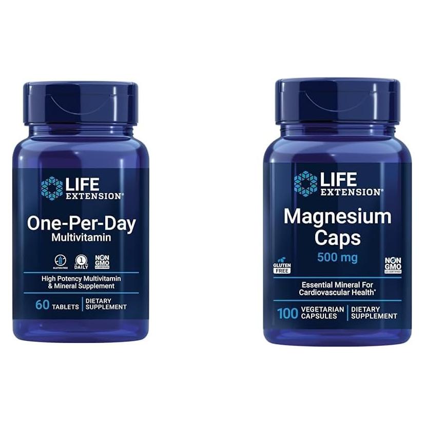 Suplemento Multivitamínico Life Extension One-Per-Day 500 mg