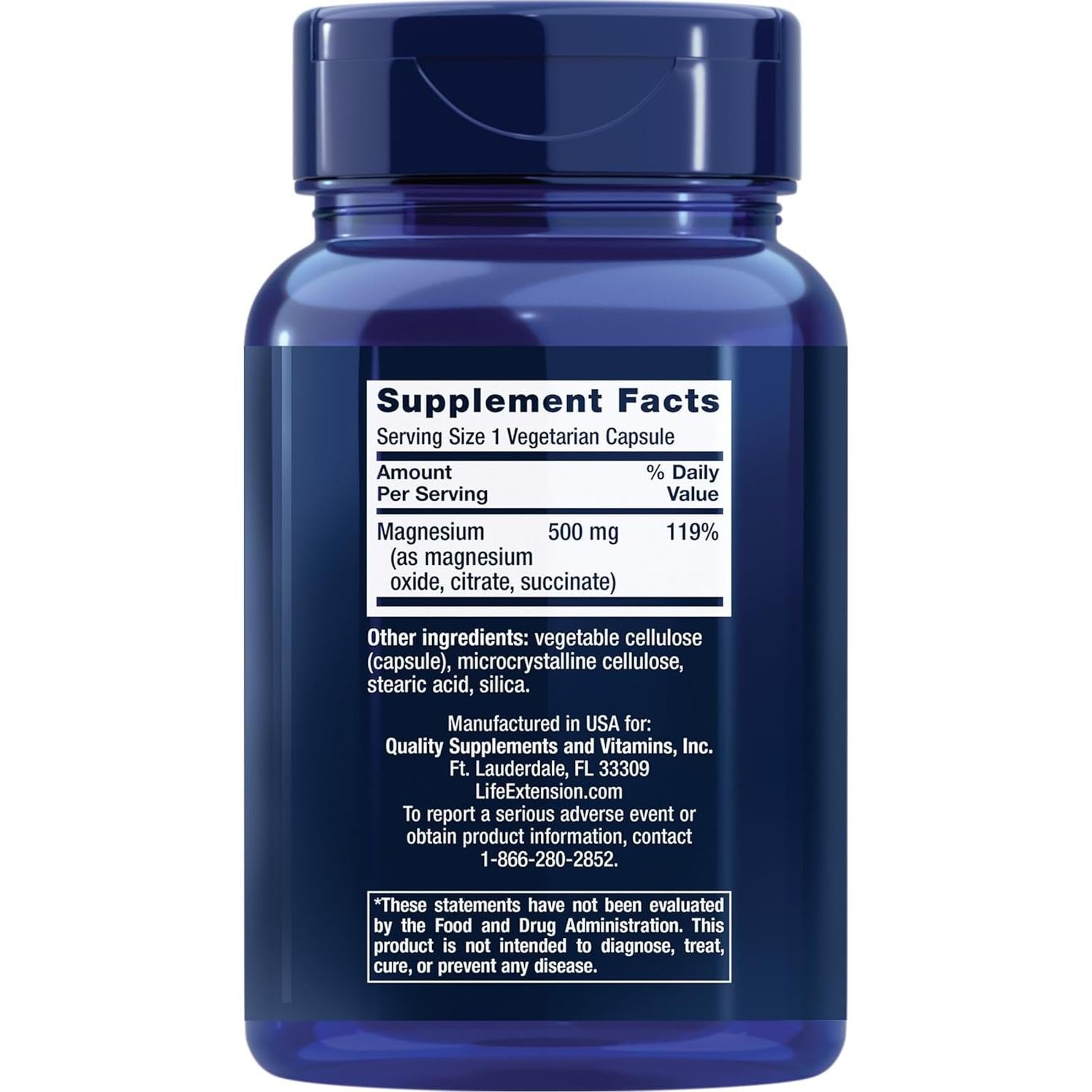 Suplemento Multivitamínico Life Extension One-Per-Day 500 mg