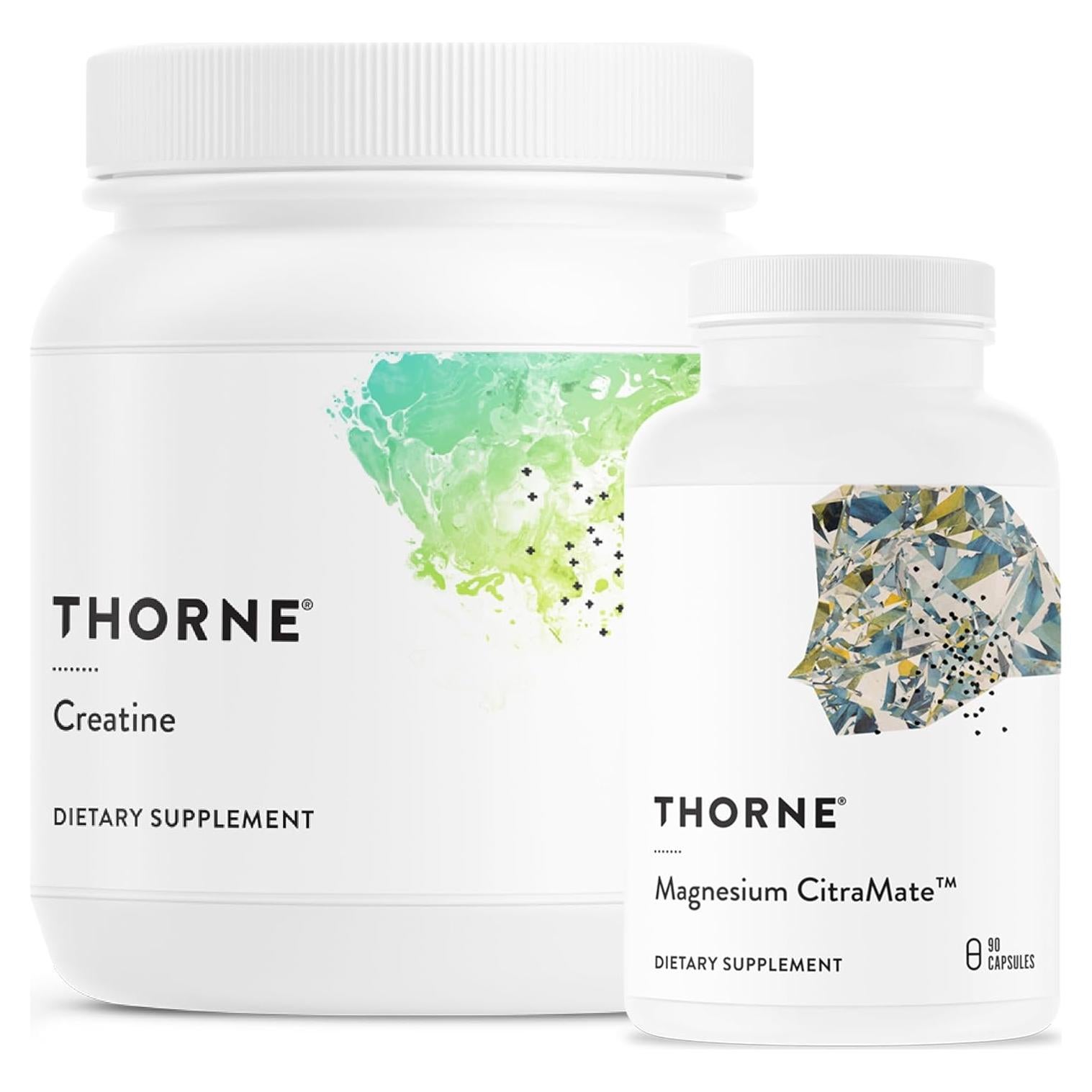 THORNE Combo CitraMate Magnesio y Creatina 90 Porciones