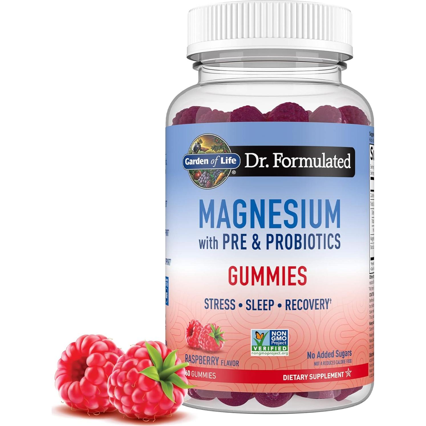 Vitaminas Gummy Orgánicas para Niños Garden of Life 120ct + Magnesio 60ct