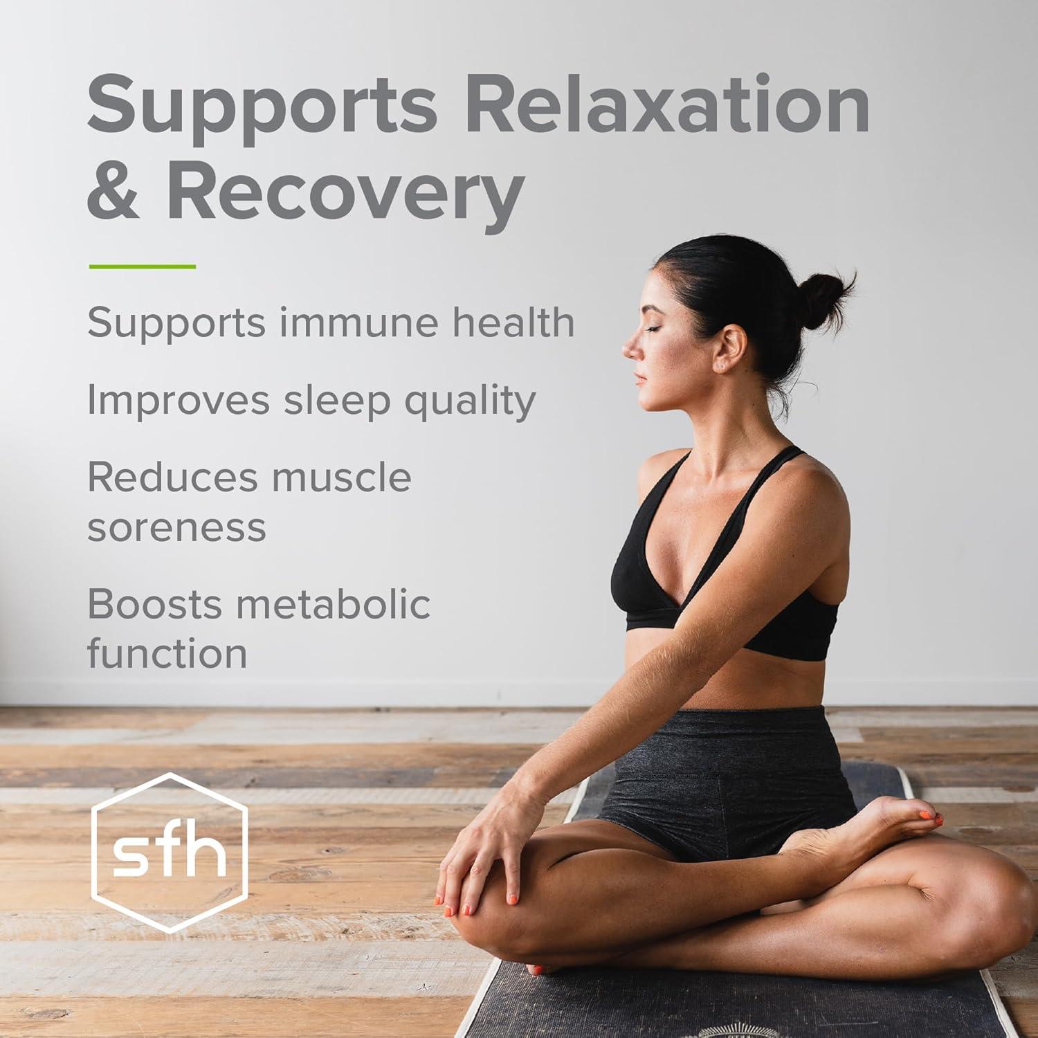 Glicinato de Magnesio SFH 183mg - Suave para el Estómago, 90 Cápsulas