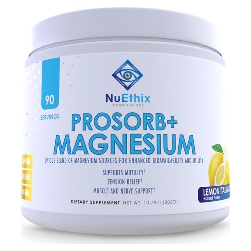 Suplemento de Magnesio Prosorb+ NuEthix 200mg 90 Porciones