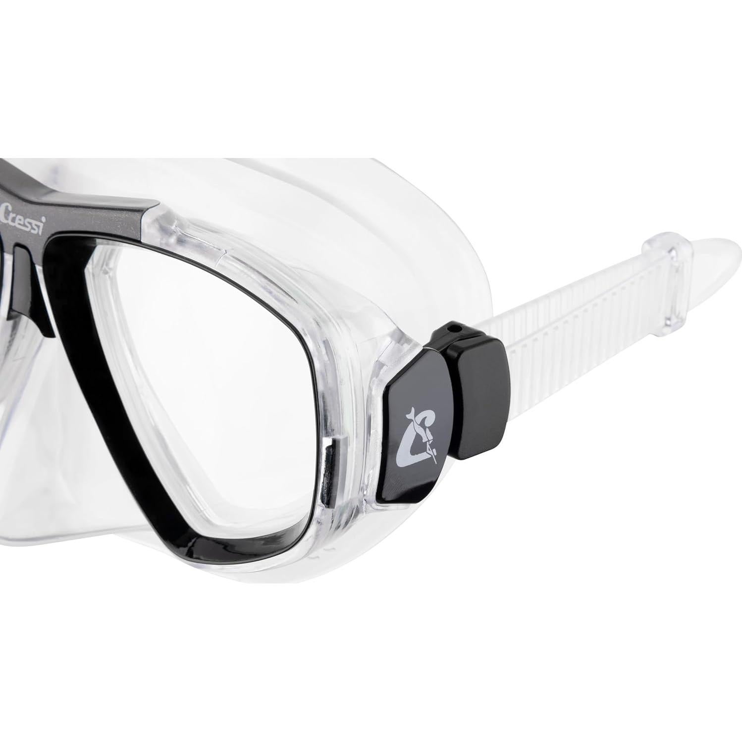 Máscara de buceo Cressi Focus con lentes inclinados
