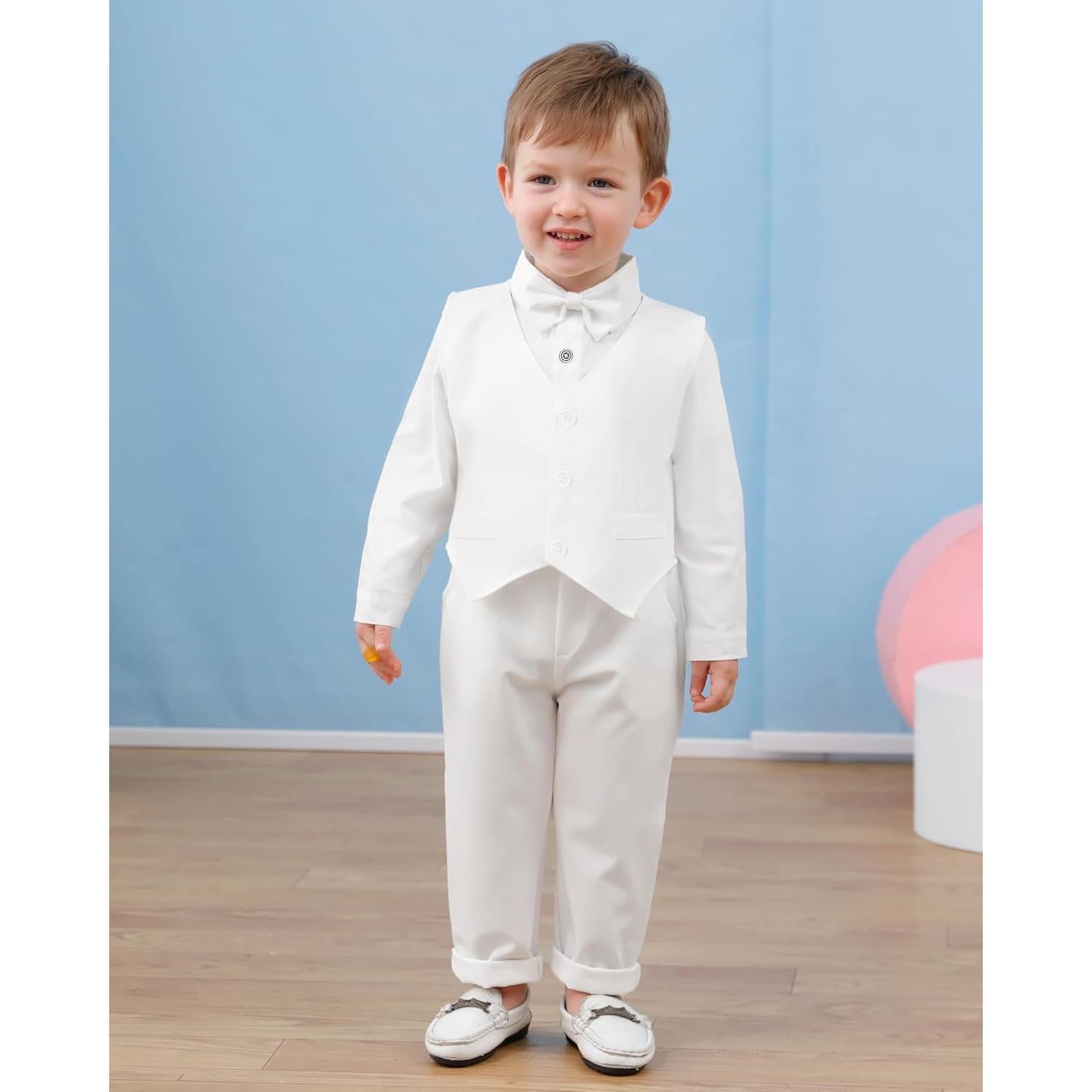 Conjunto Formal Bebé YALLET 0-24 Meses Chaleco y Pantalones