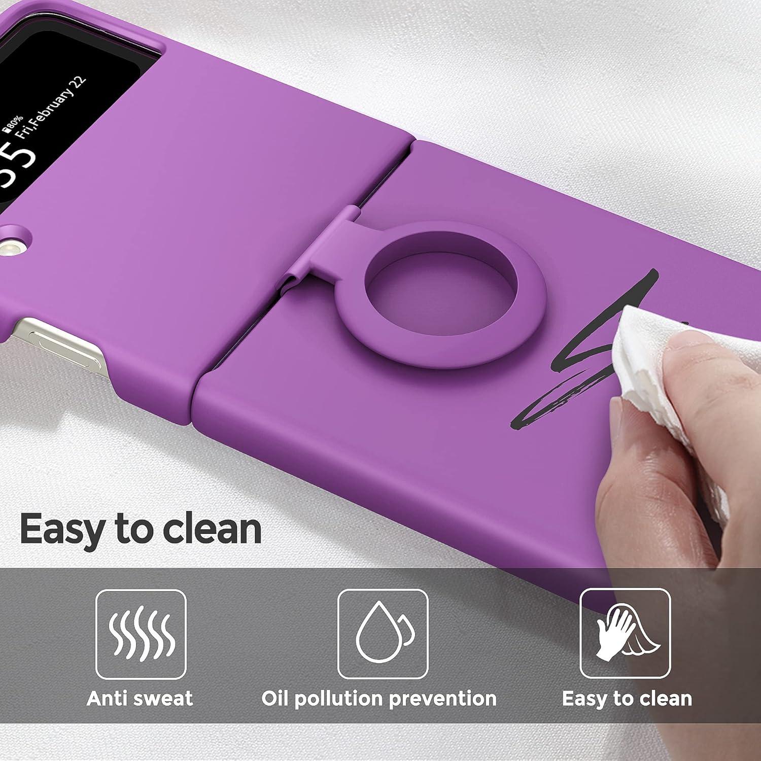Funda para Samsung Galaxy Z Flip 3 5G - Silicona Morado