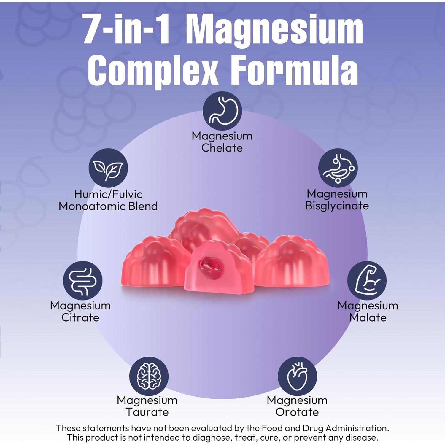 Gomitas de Magnesio DIAYAC Sabor Uva 90 Unidades Veganas