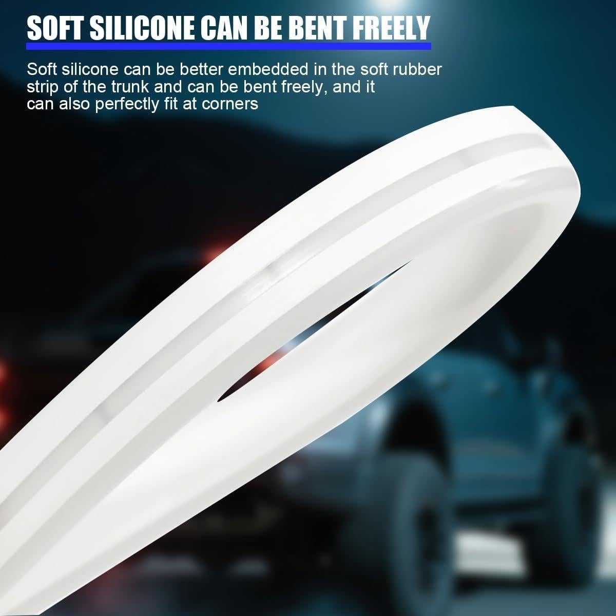 Tira de Luz LED para Maletero Sandfren 2m Azul Flexible