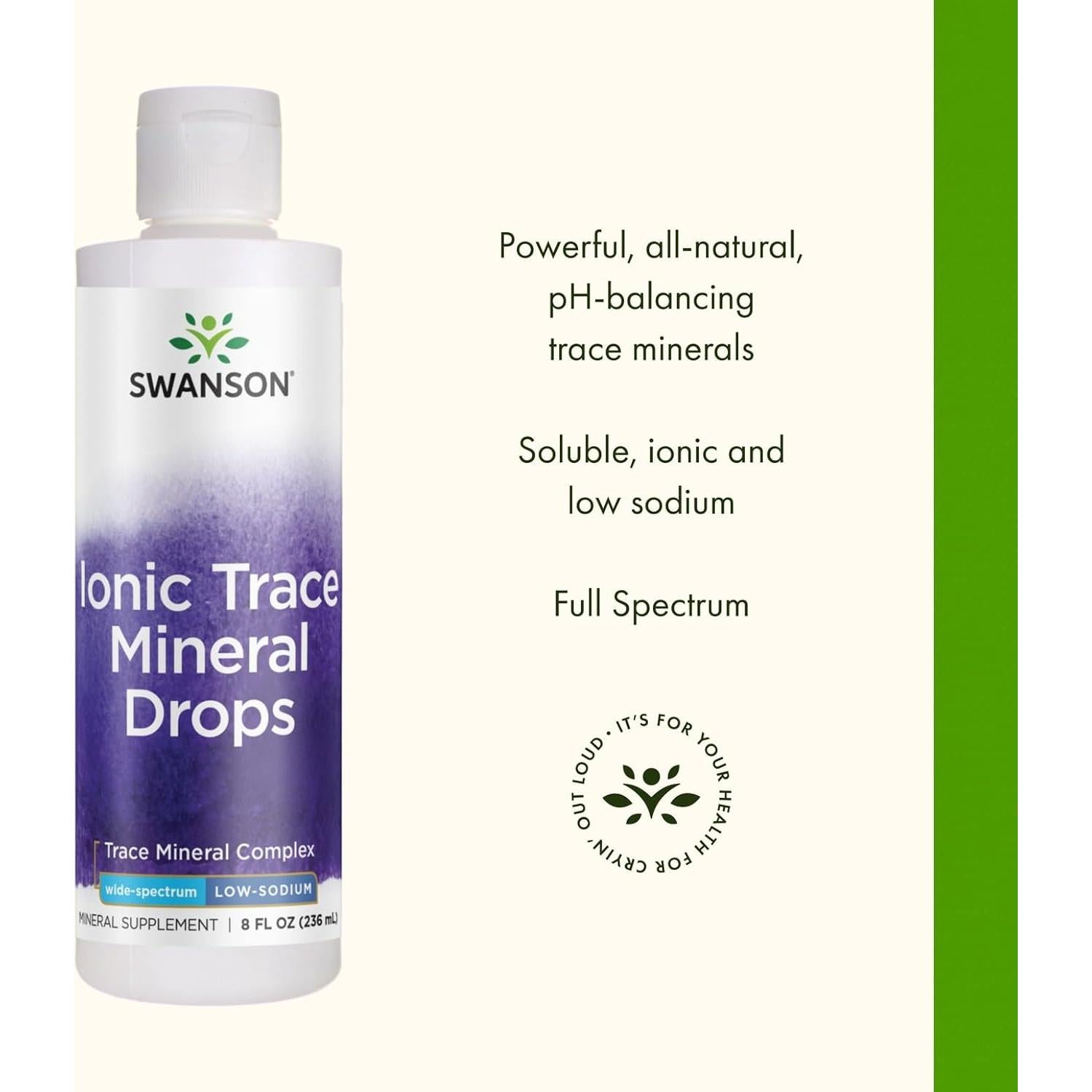 Gotas de Minerales Traza Swanson Concentrace 240ml - Complejo Mineral Completo