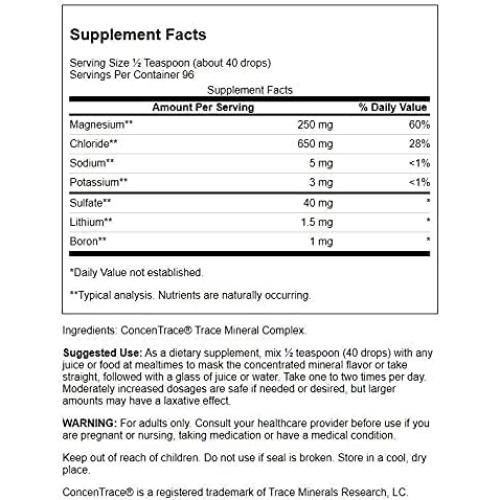 Gotas de Minerales Traza Swanson 240ml - Complejo Mineral Iónico