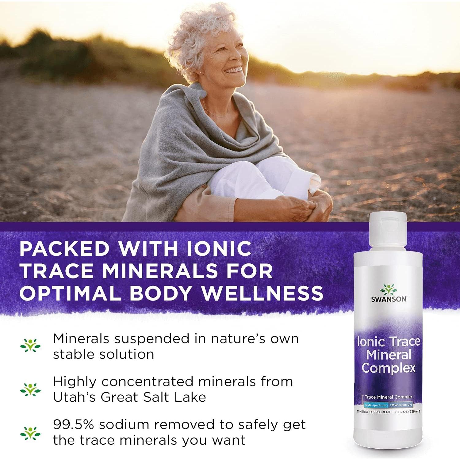 Gotas de Minerales Traza Swanson 240ml - Complejo Mineral Iónico